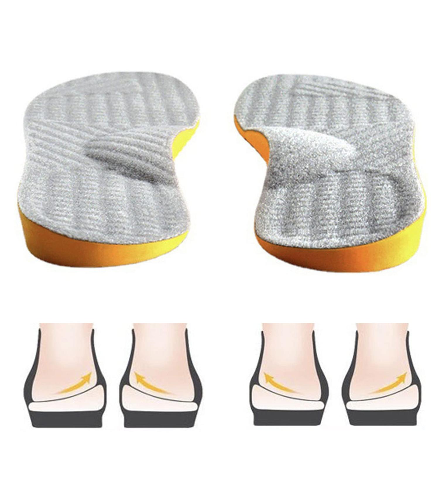Goofort Posture Correcting Orthotic Insoles with High Arch Support - Gray, Size 9-11 - Buy Online on SooperMarket.com