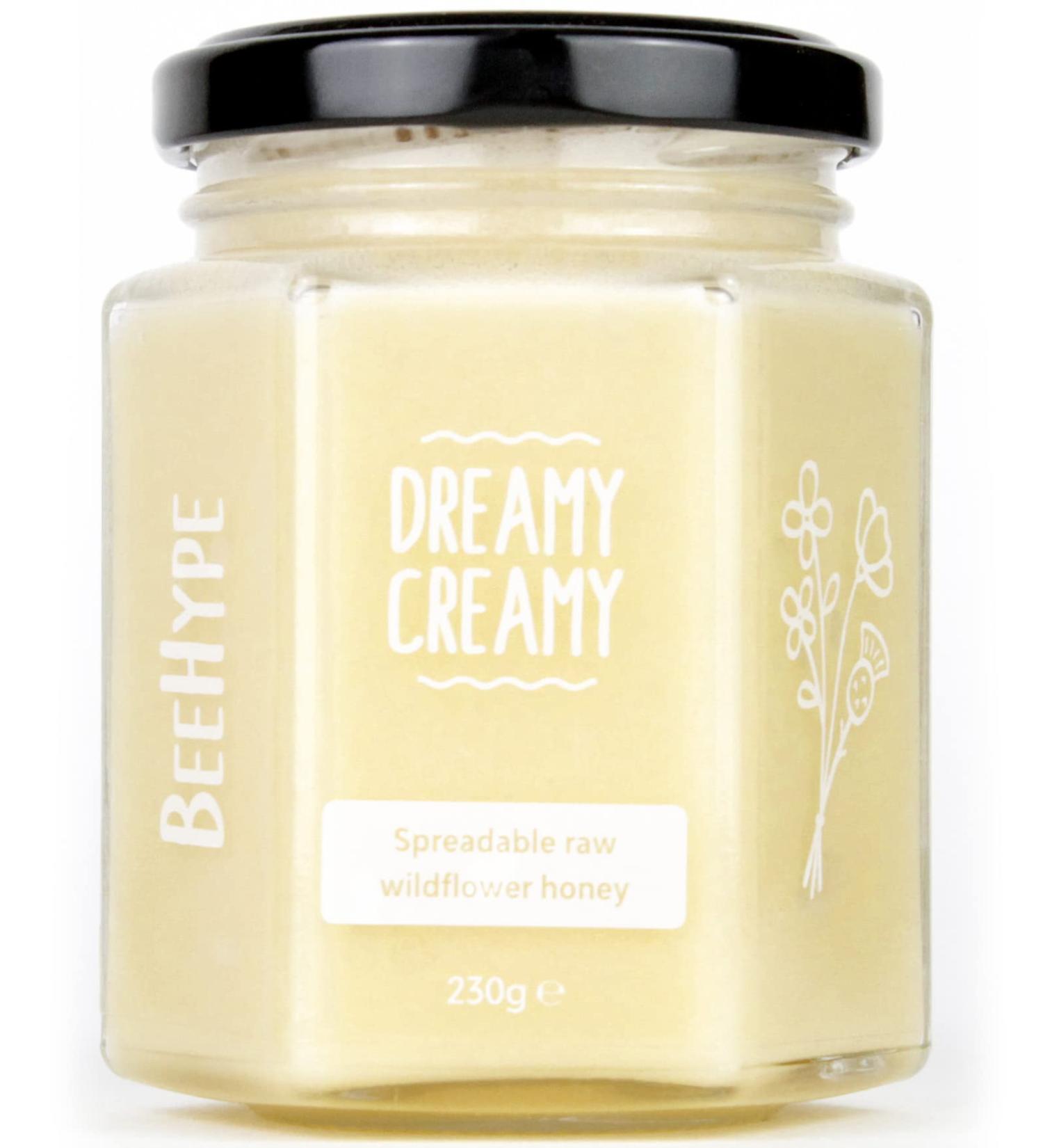 BeeHype Dreamy Creamy - 100% Pure Raw Natural Creamed Set Honey - 230g - Buy Online on SooperMarket.com