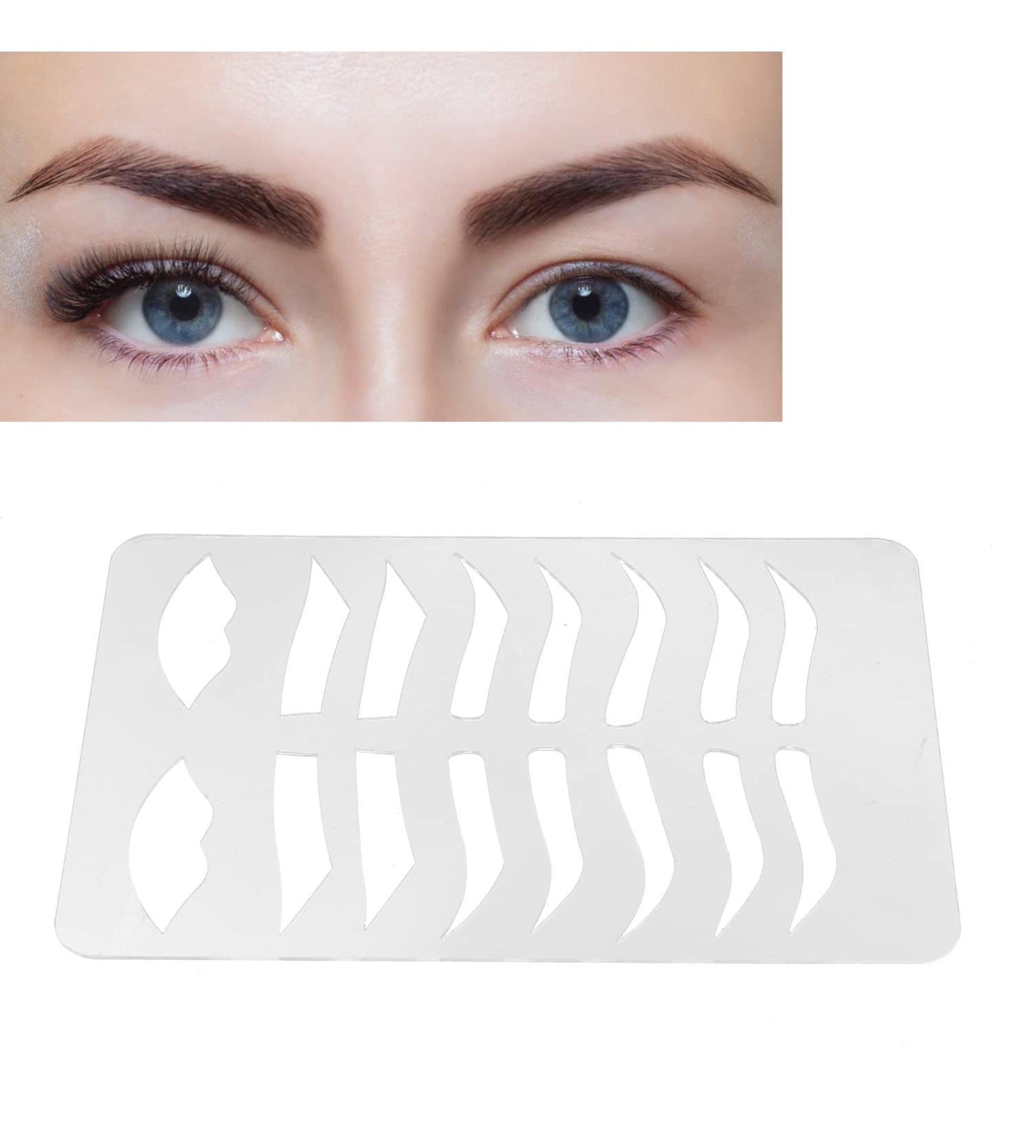 Brow Lip Stencil - Reusable PVC Eyebrow Decoration Tool - Buy Online on SooperMarket.com