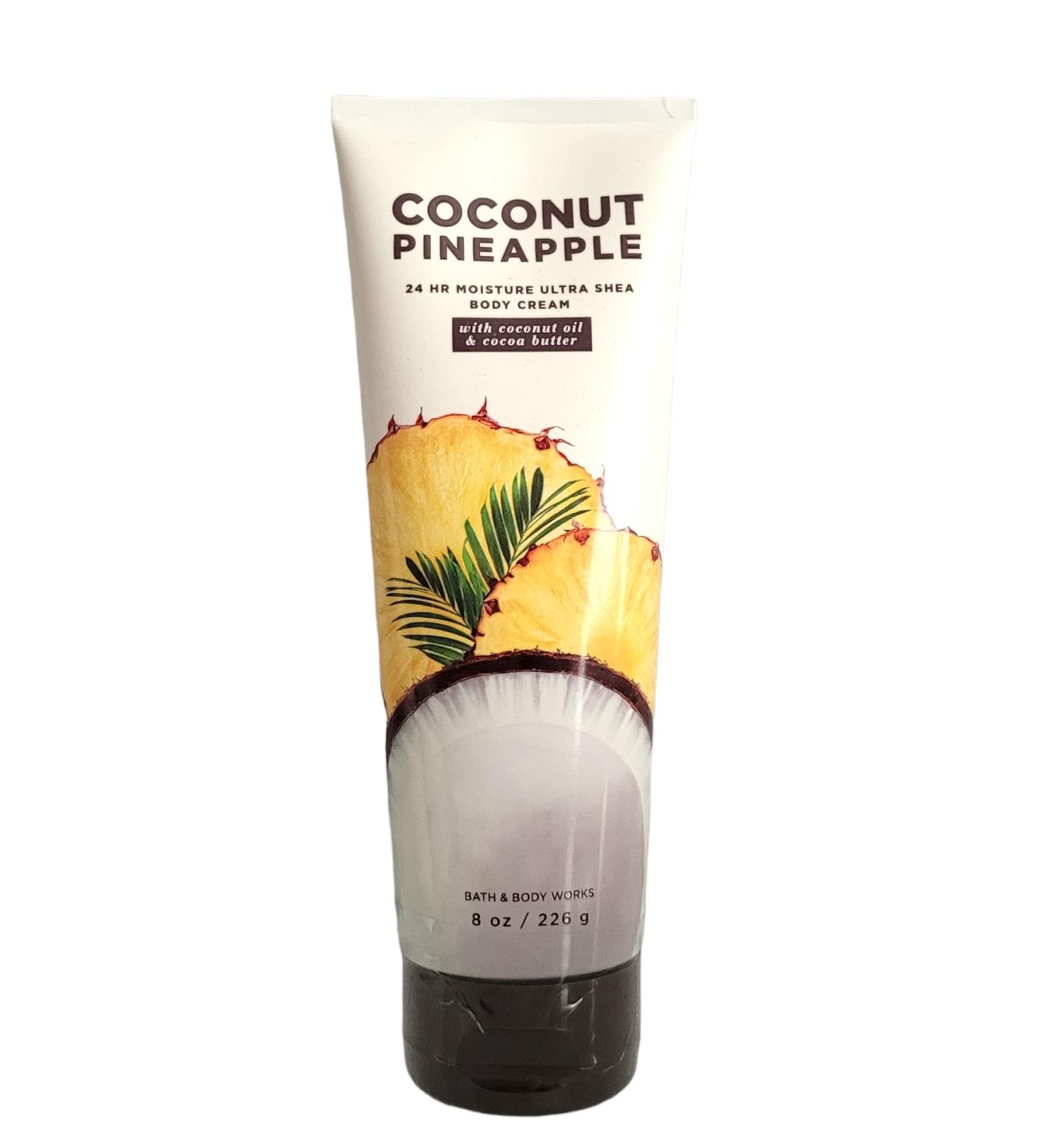 Bath and Body Works Coconut Pineapple Ultra Shea Body Cream 8 Ounce