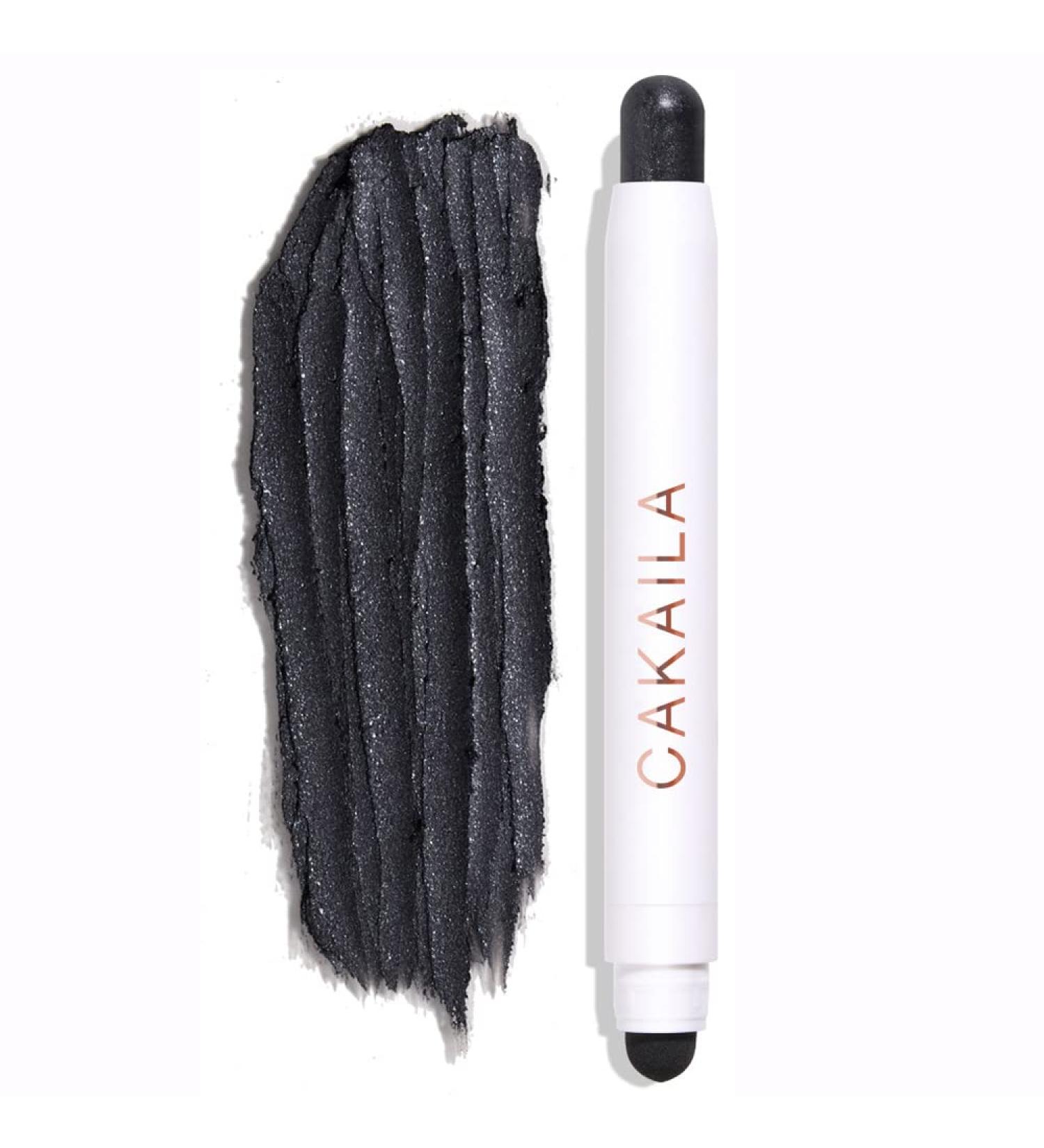 Yeweian Creamy Eyeshadow Stick - 2 in 1 Matte and Shimmer Eye Shadow Pencil Crayon (Black Shimmer) | Long Lasting, Waterproof Glitter Eyeshadow Pen - Buy Online on SooperMarket.com