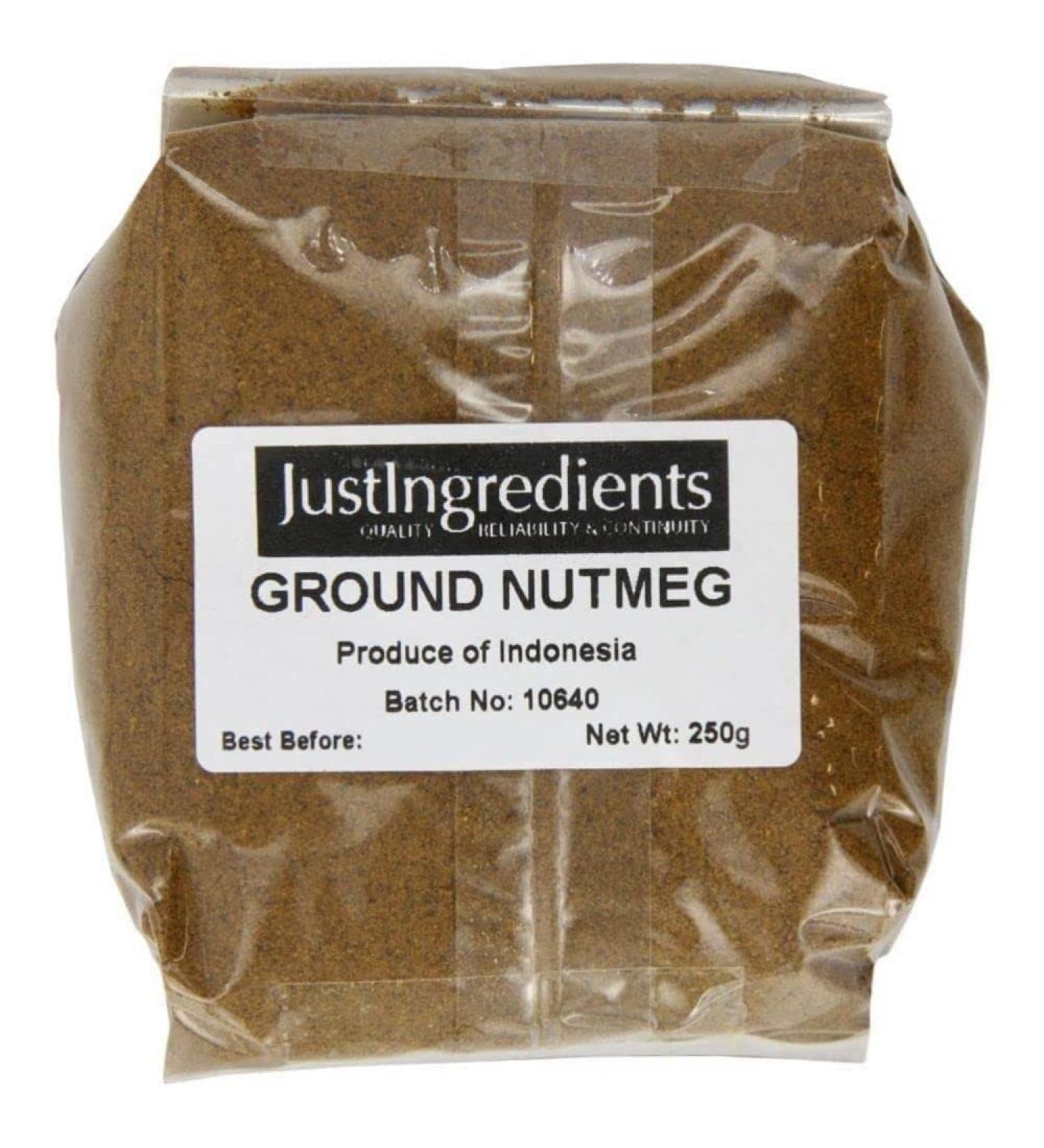 JustIngredients Essentials Nutmeg Ground 250 g 250 g (Pack of 1)