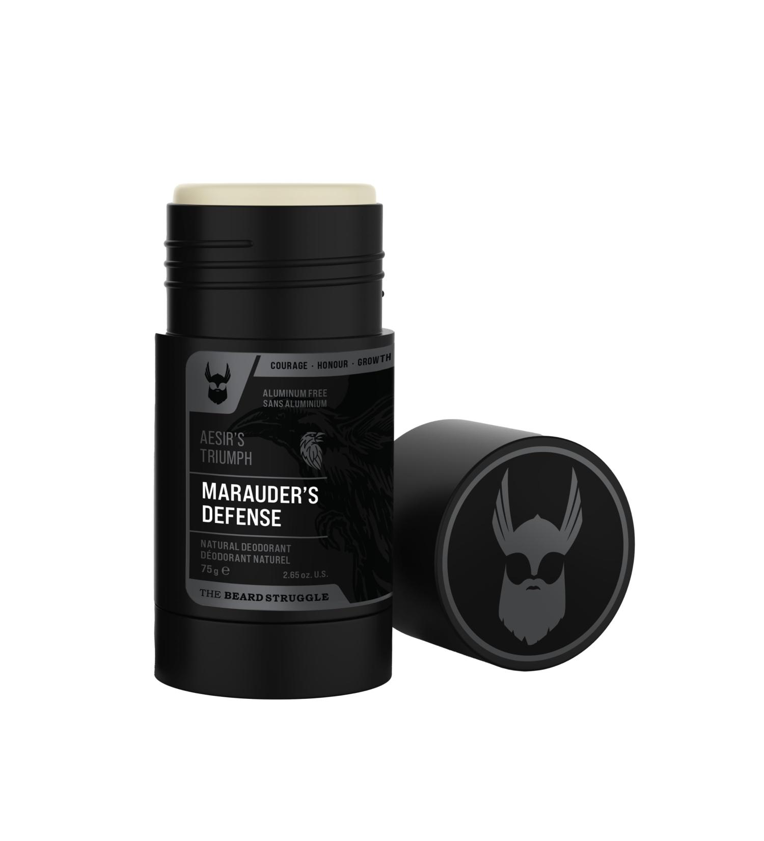 The Beard Struggle Natural Deodorant - Marauder s Defense - 100% Natural Charcoal Infused Deodorant Men Aluminum Free - Platinum Collection Aesir's Triumph - Mens Deodorant 2.65 oz.US. - Buy Online on SooperMarket.com