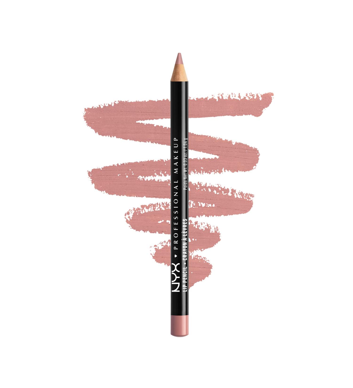 NYX Slim Lip Pencil - Pale Pink | Professional Makeup Pencil for Smooth Application - Buy Online on SooperMarket.com