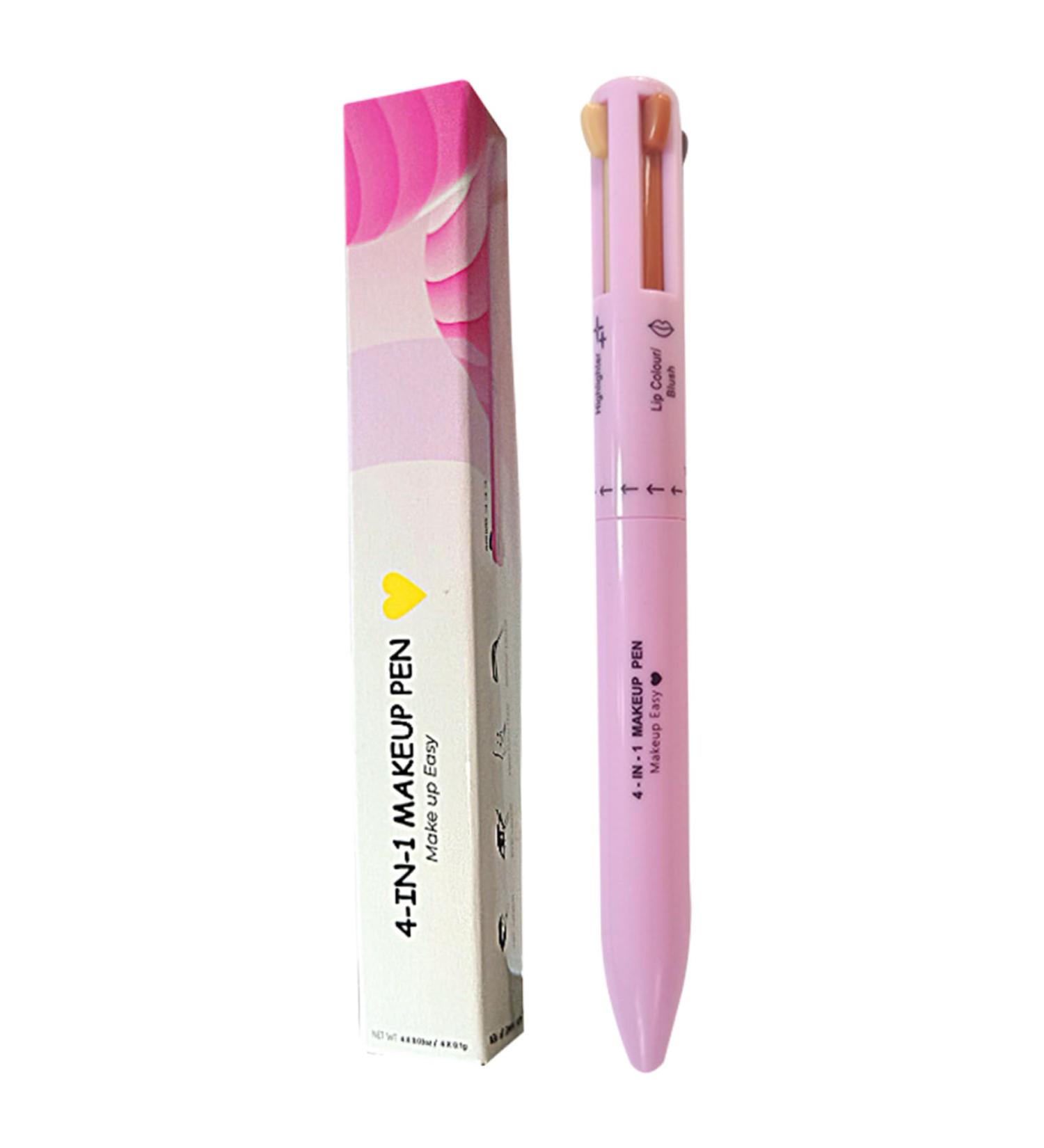4 in 1 Makeup Pen Multifunctional Makeup Pencil from Eyeliner Lip Liner Brow Pencil and Highlighter Easy-to-Apply & Compact Makeup Accessories Style 2 - Buy Online on SooperMarket.com