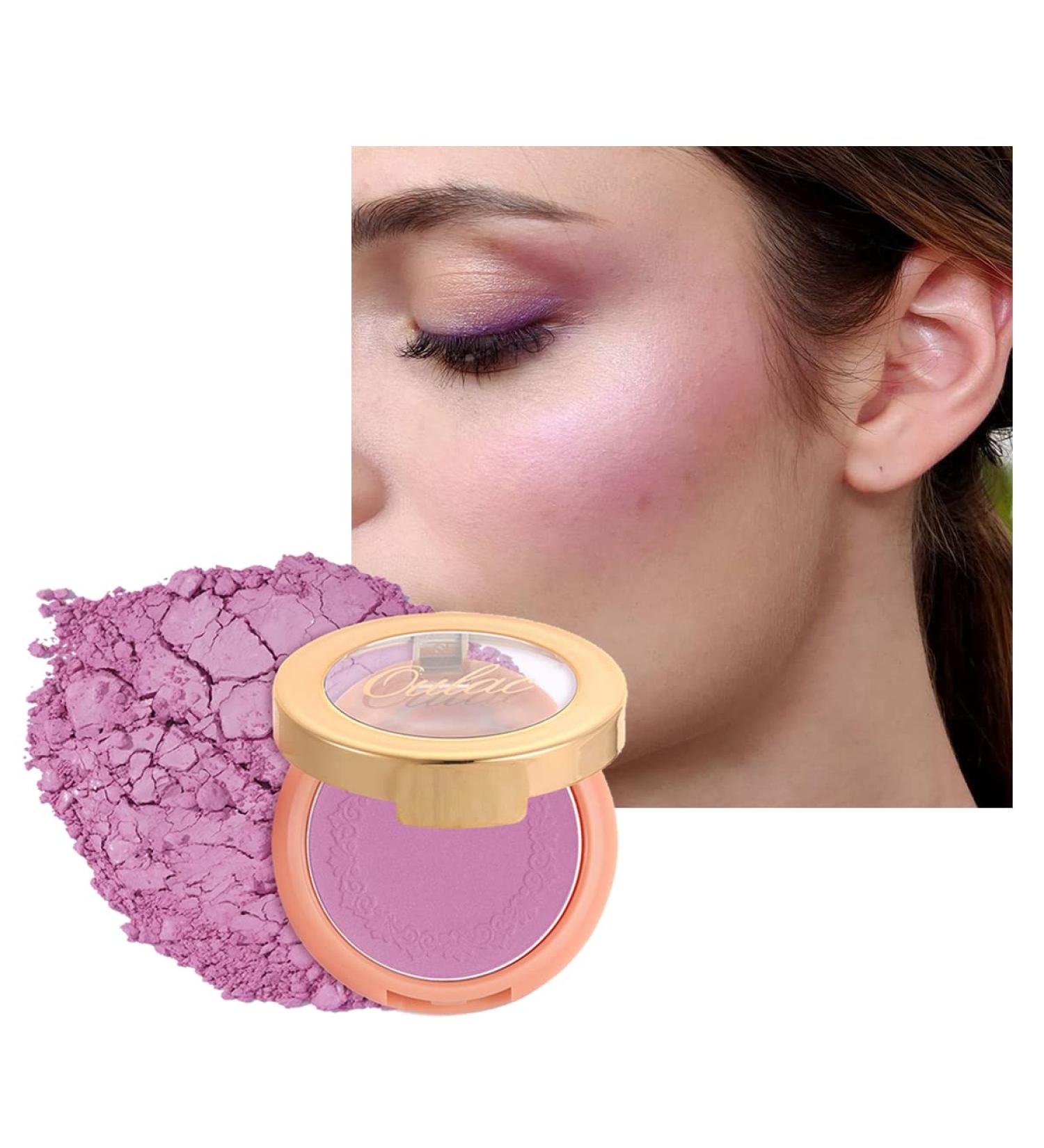 OULAC Purple Blush for Cheeks | Highly Pigmented Cream Blush | Natural Matte Glow | Cruelty-Free with Rose Oil | N20 Believe 4.8g 20 Believe - Buy Online on SooperMarket.com
