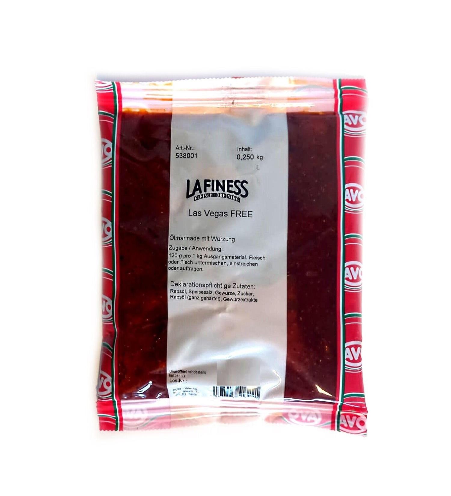 AVO Lafiness Las Vegas Free Oil Marinade 8.33 g (Pack of 30)