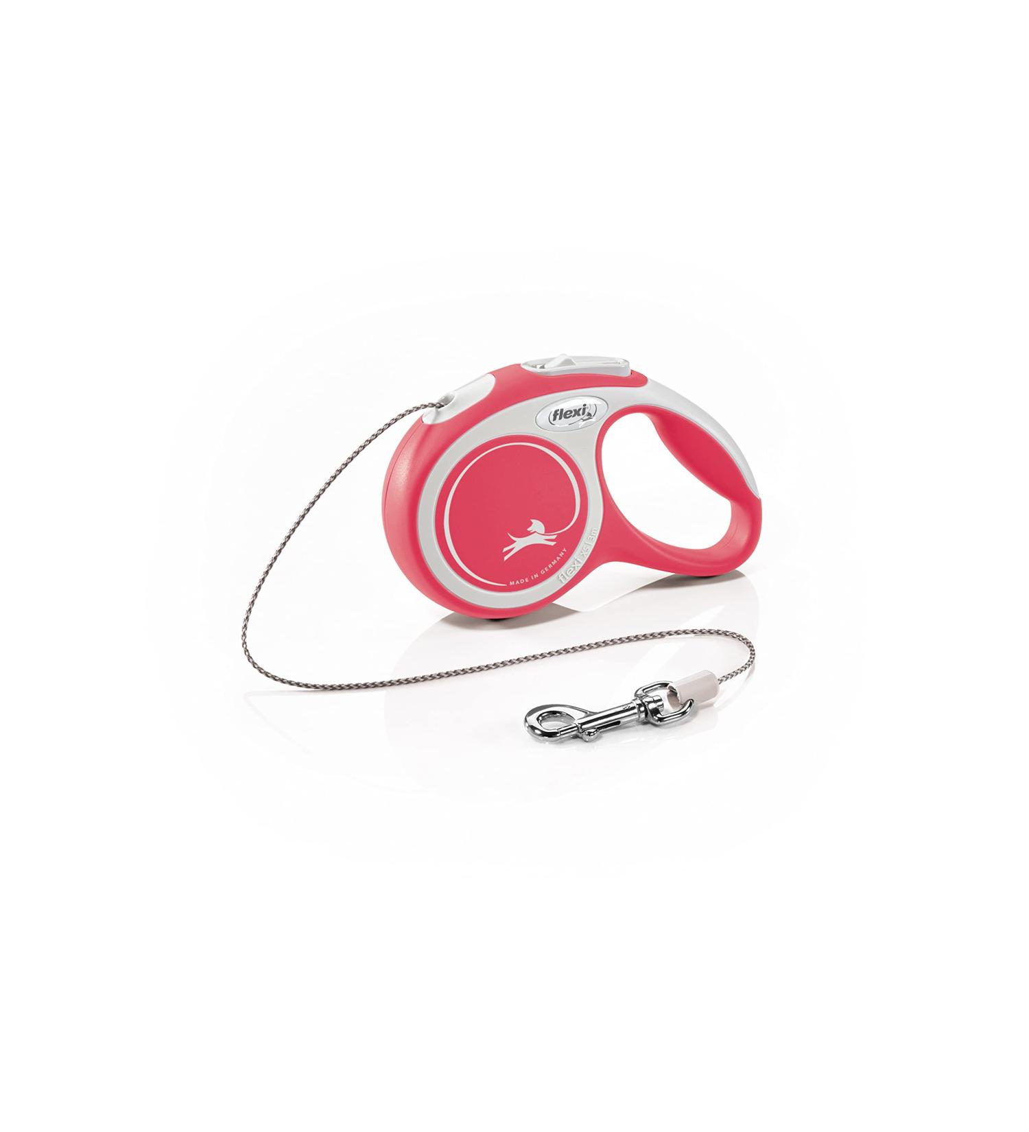 Buy Flexi Rope Roll Leash for Dogs - Extendable Soft Handle Red XS (Max 8 kg 3 m) - International Shipping Available! - Buy Online on SooperMarket.com