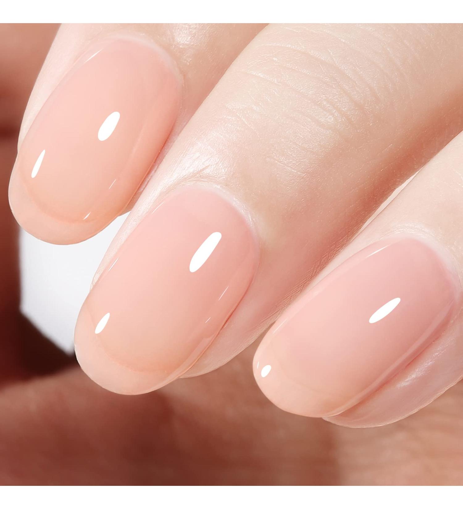 AILLSA Nude Gel Polish - Light Rose Pink Skin Color Sheer Nail Polish 15ml - Buy Online on SooperMarket.com