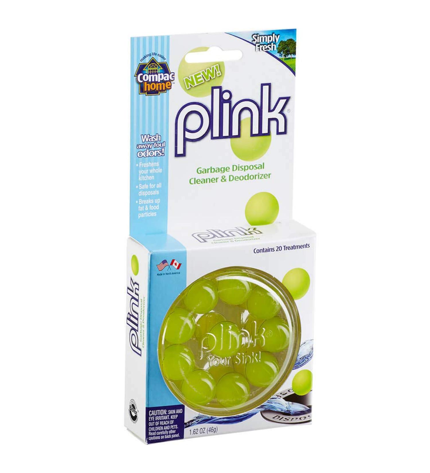 COMPAC HOME Plink Garbage Disposal Cleaner & Deodorizer - Simply Fresh Scent Value Pack (40 Count) - Infuse & Freshen Your Kitchen Waste Disposal - Easy-to-Use Waste Disposal Cleaner - Buy Online on SooperMarket.com