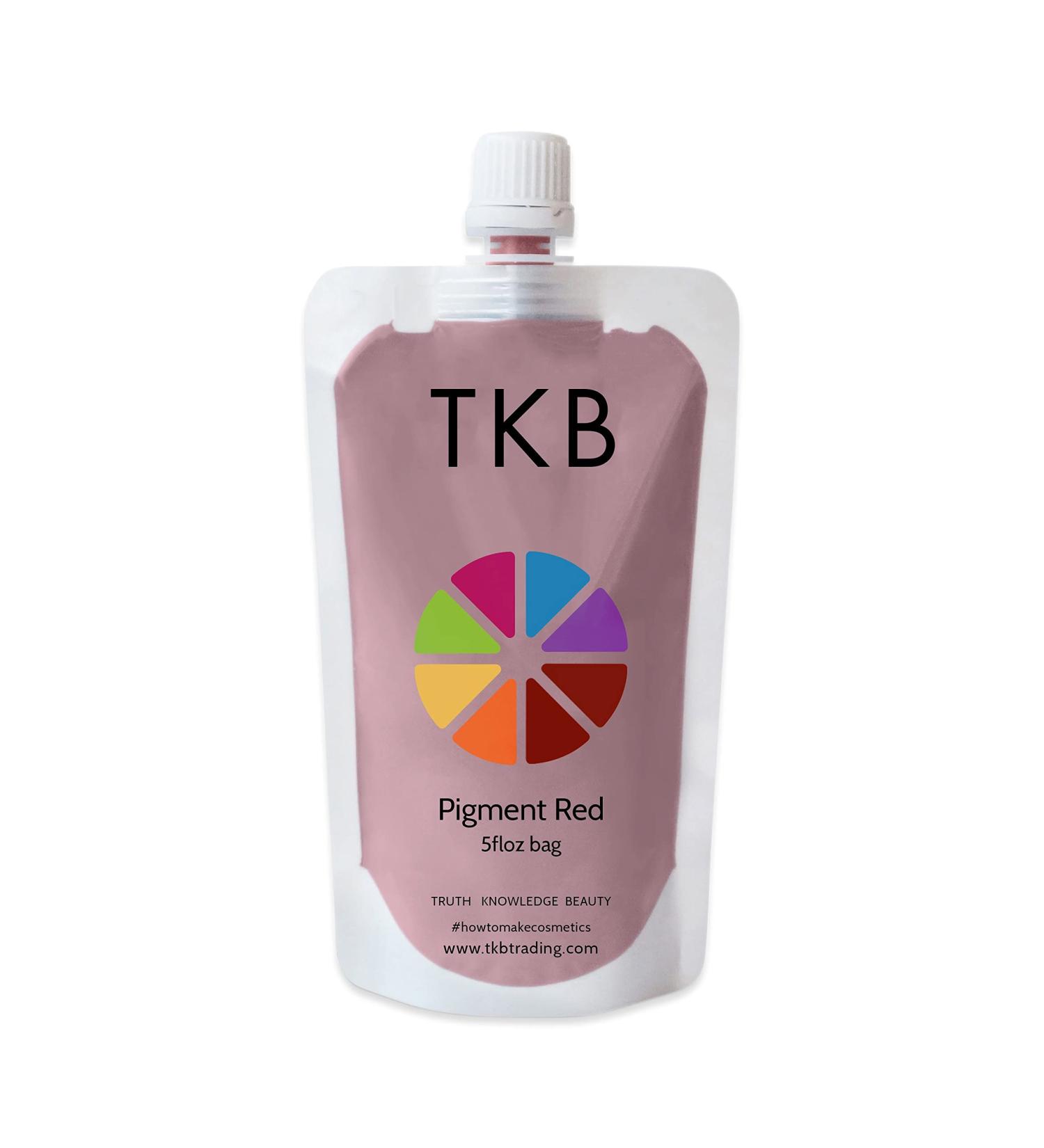 TKB Lip Liquid Color | Liquid Lip Color for TKB Gloss Base DIY Lip Gloss Pigmented Lip Gloss and Lipstick Colorant Made in USA (5floz (148ml) Pigment Red)