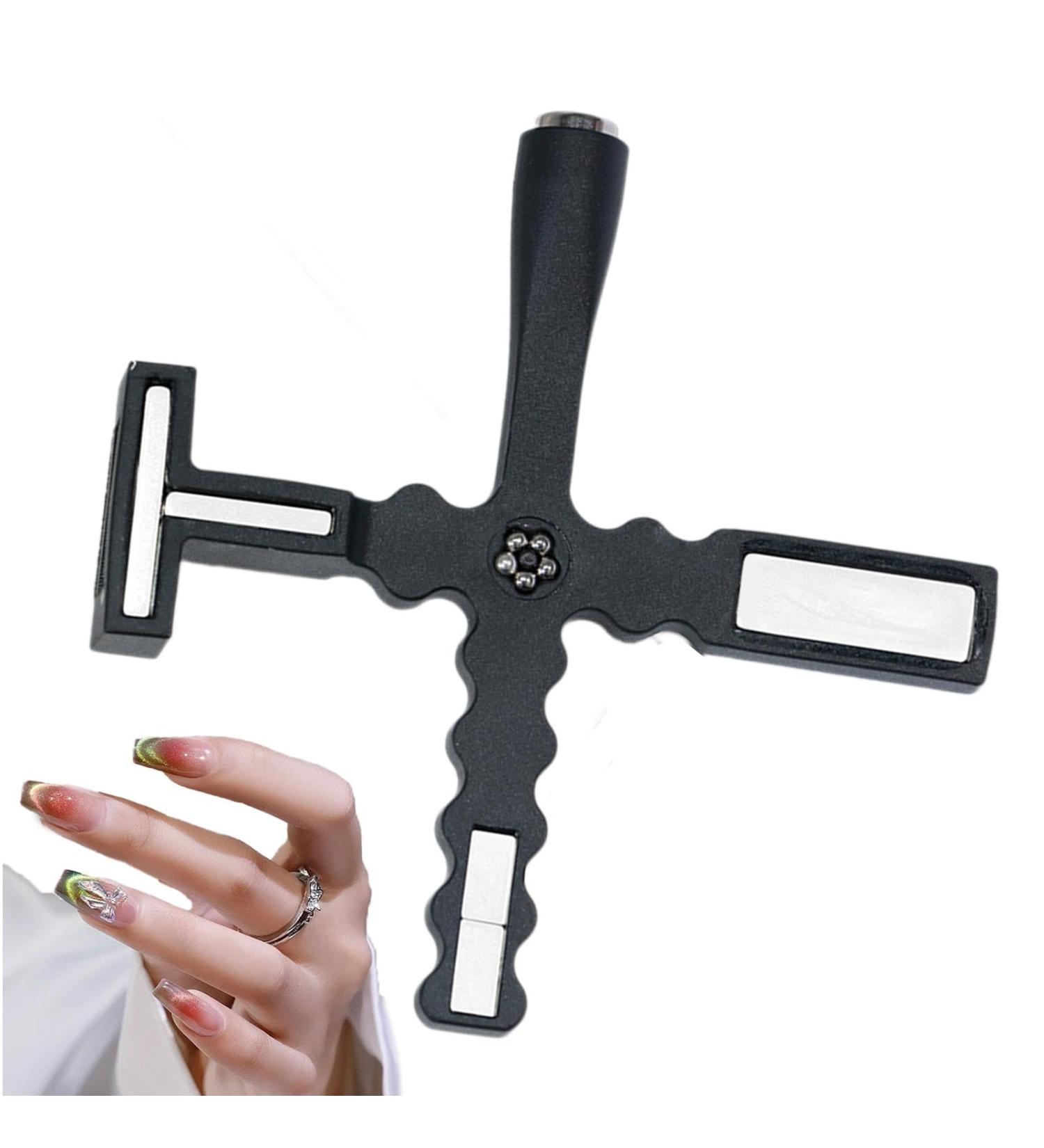 Vesone Cat Eye Gel Nail Polish Magnet Multi-Function Nail Magnet Pens - Nail Design Tools Professional Cat Eye Stick for Salon Manicure Black - Buy Online on SooperMarket.com