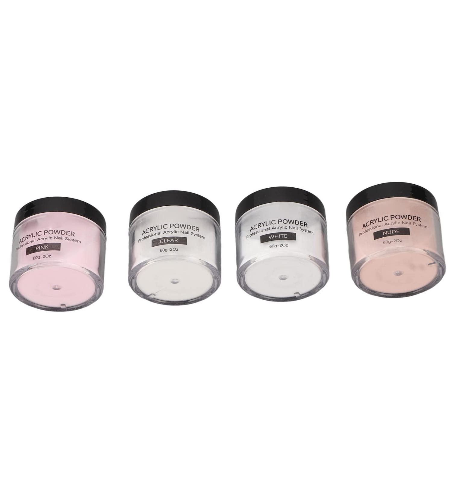 Long Lasting Nail Carving Powder 4 Colors 2.1oz for Manicure 3D Nail Extension Carving Powder with Strong Adhesion DIY Nail - Buy Online on SooperMarket.com