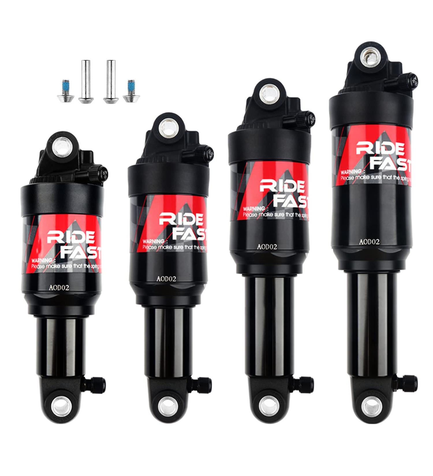 JFOYH Air Shock Absorber for MTB/E-Bike/Scooters - Adjustable Damping Rear Shocks | 150mm Eye to Eye Length | 35mm Travel - Buy Online on SooperMarket.com