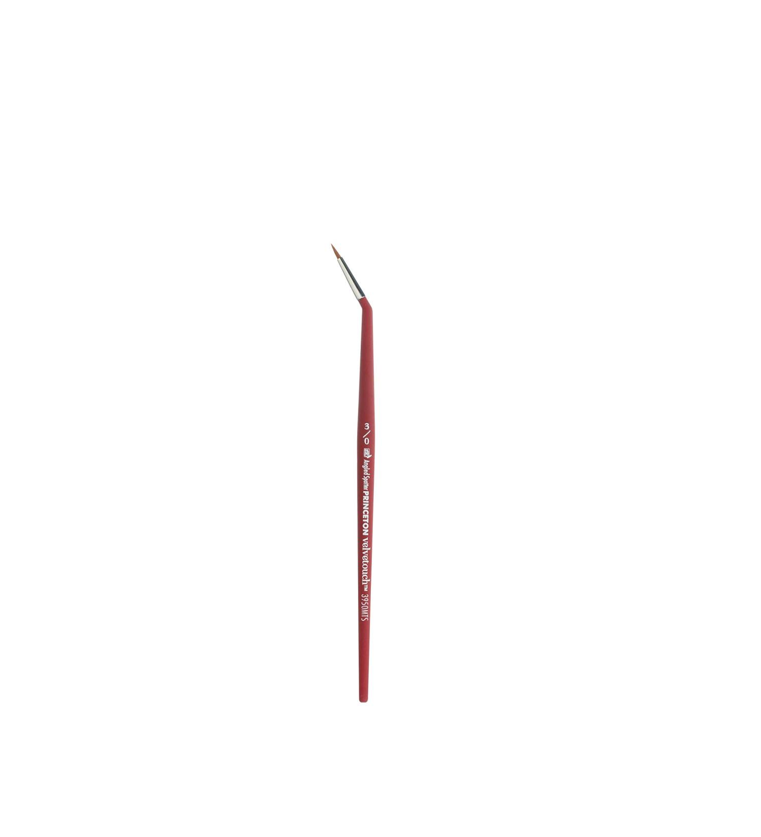 Princeton Velvetouch  Series 3950  Paint Brush for Acrylic  Oil and Watercolor  Mini- Tight Spot  3/0