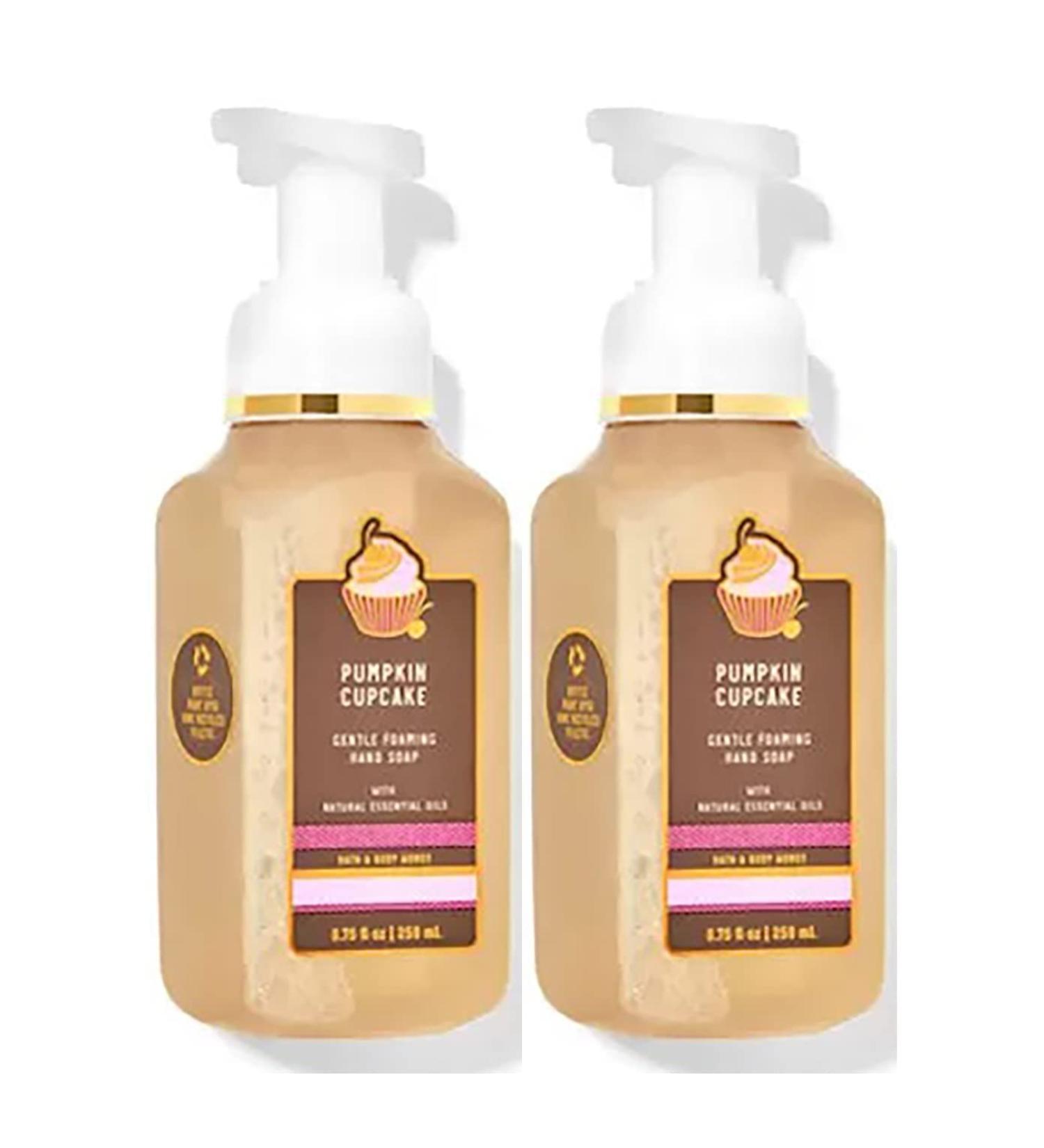 Bath & Body Works Bath and Body Works Pumpkin Cupcake Gentle Foaming Hand Soap 8.75 Ounce 2-Pack (Pumpkin Cupcake) 17.5 fluid_ounces Pumpkin Cupcake 8.75 Ounce