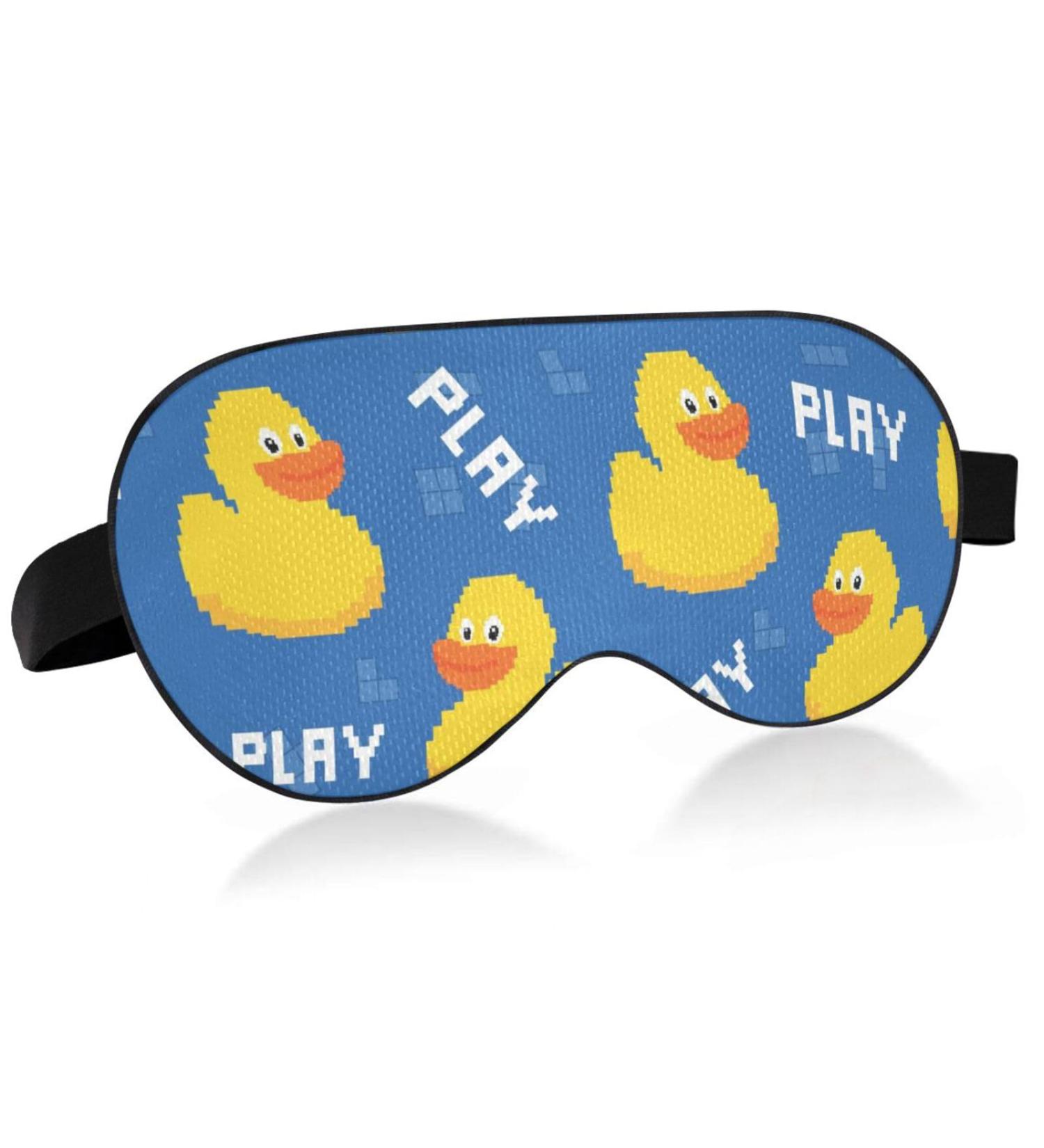 Haskirky Light Blocking Eye Mask Breathable and Adjustable Adult Men and Women Travel on Business Trips Yoga Meditation Light Smooth Comfortable Eye Mask Office Deep Sleep Goodies Cool Duck - Buy Online on SooperMarket.com