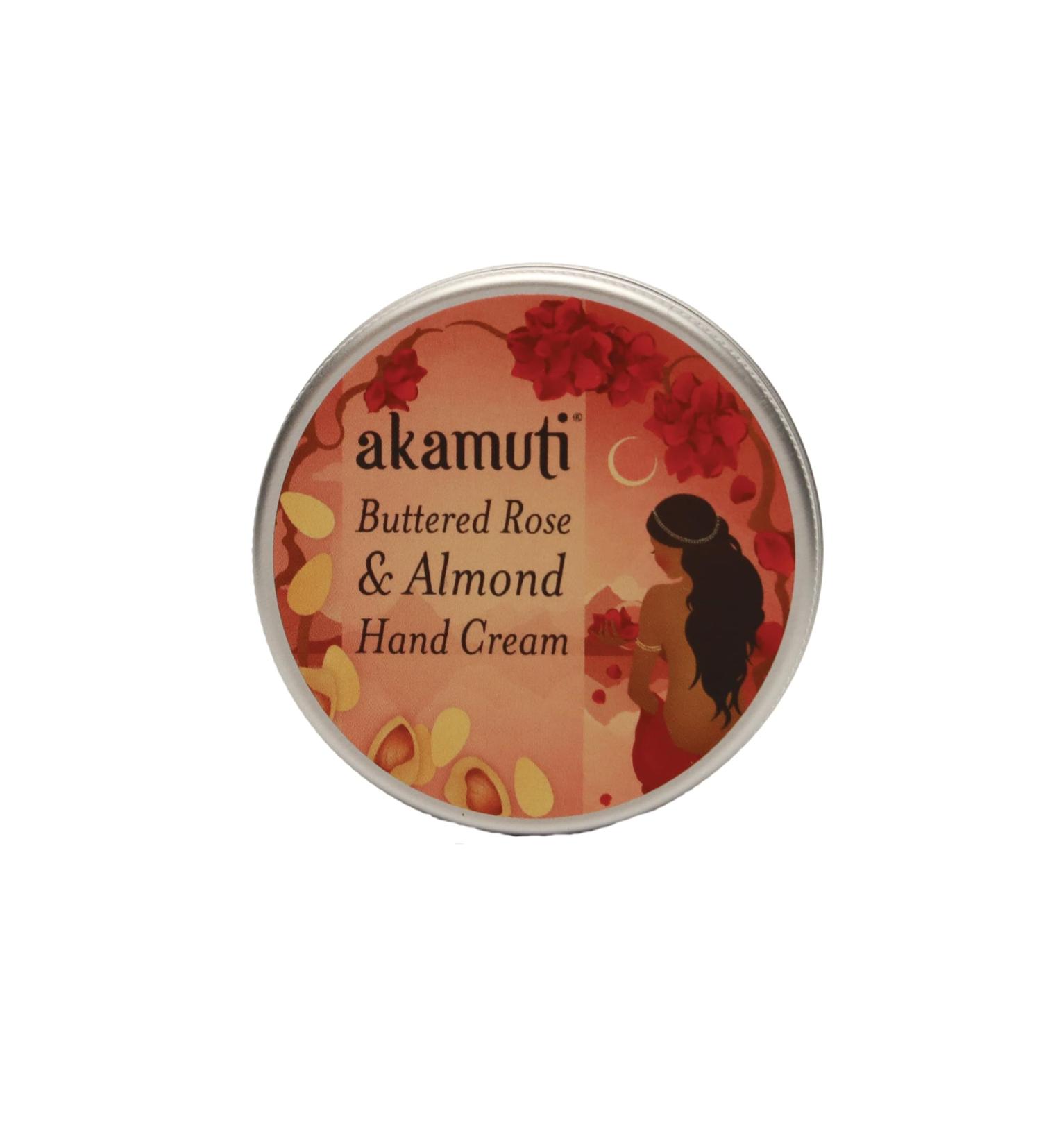 Akamuti Buttered Rose & Almond Hand Cream 50ml - Buy Online on SooperMarket.com