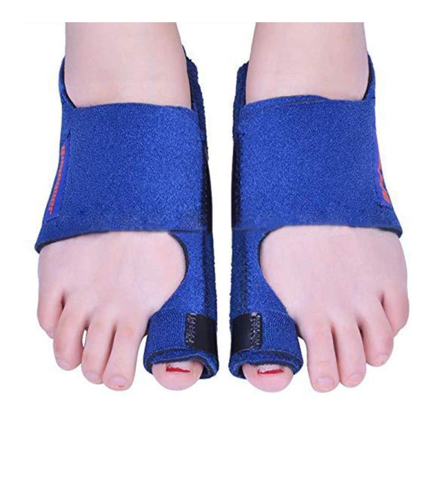 JHGCCL 2PCS Toe Straighteners Corrector Splint Toe Straightener Brace Hallux Valgus Foot Hallux Valgus Corrector Orthopedic Tool (B)