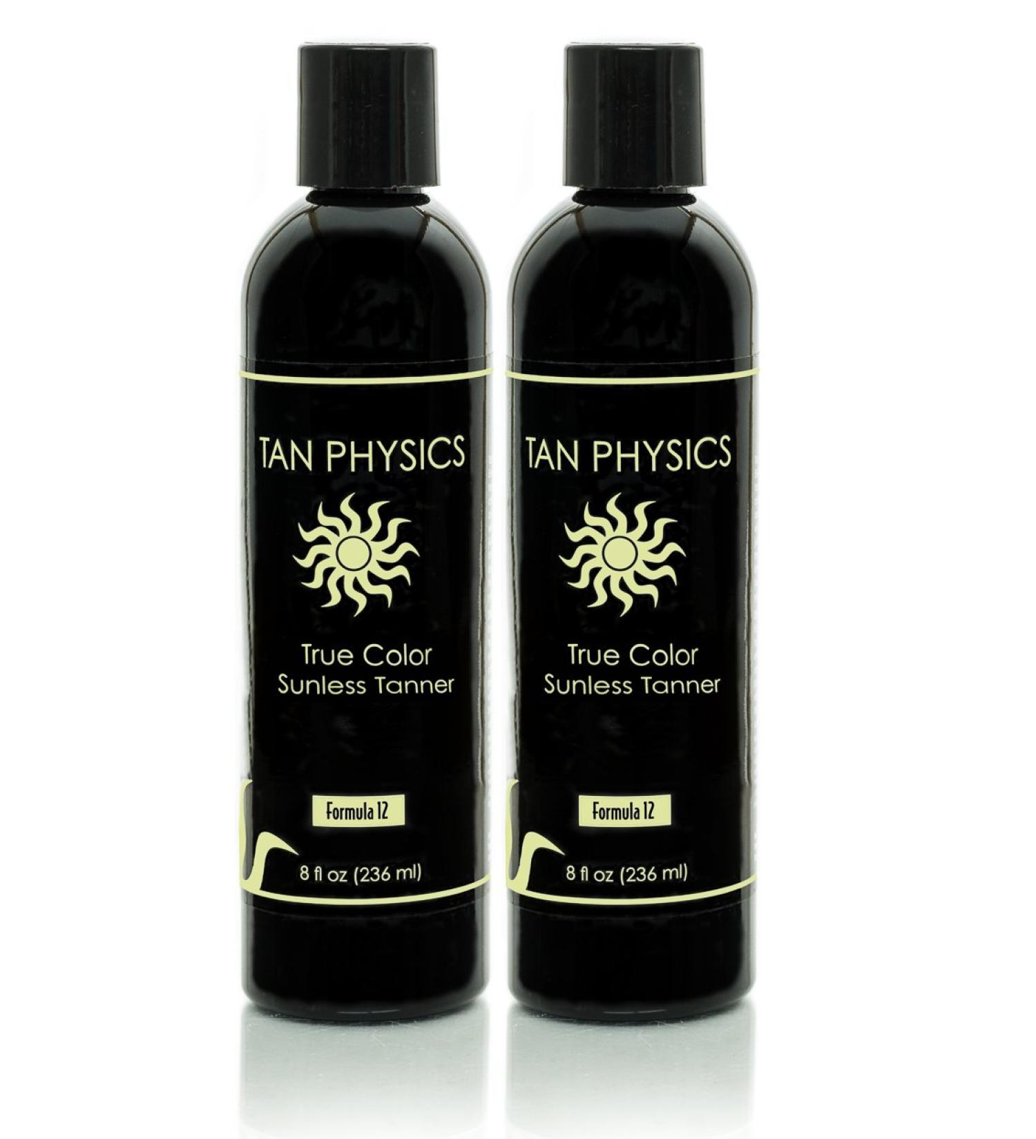 Lot of 2 Tan Physics True Color Sunless Self Tanner Tanning Lotion Tan Physics (2 Pack)