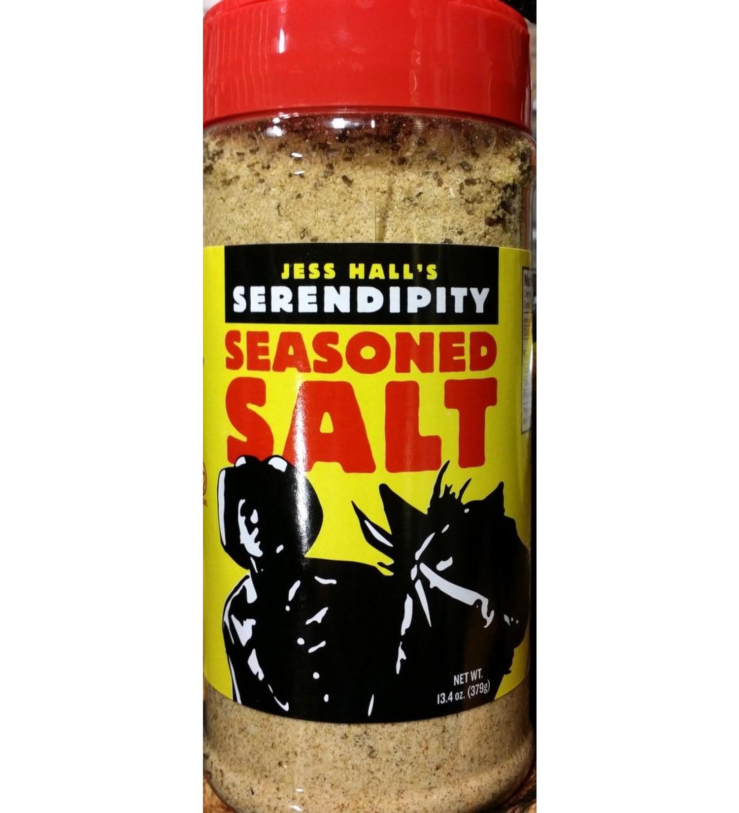Jess Hall's Serendipity Seasoned Salt,13.4 Oz (Pack of 2) 13.4 ounces