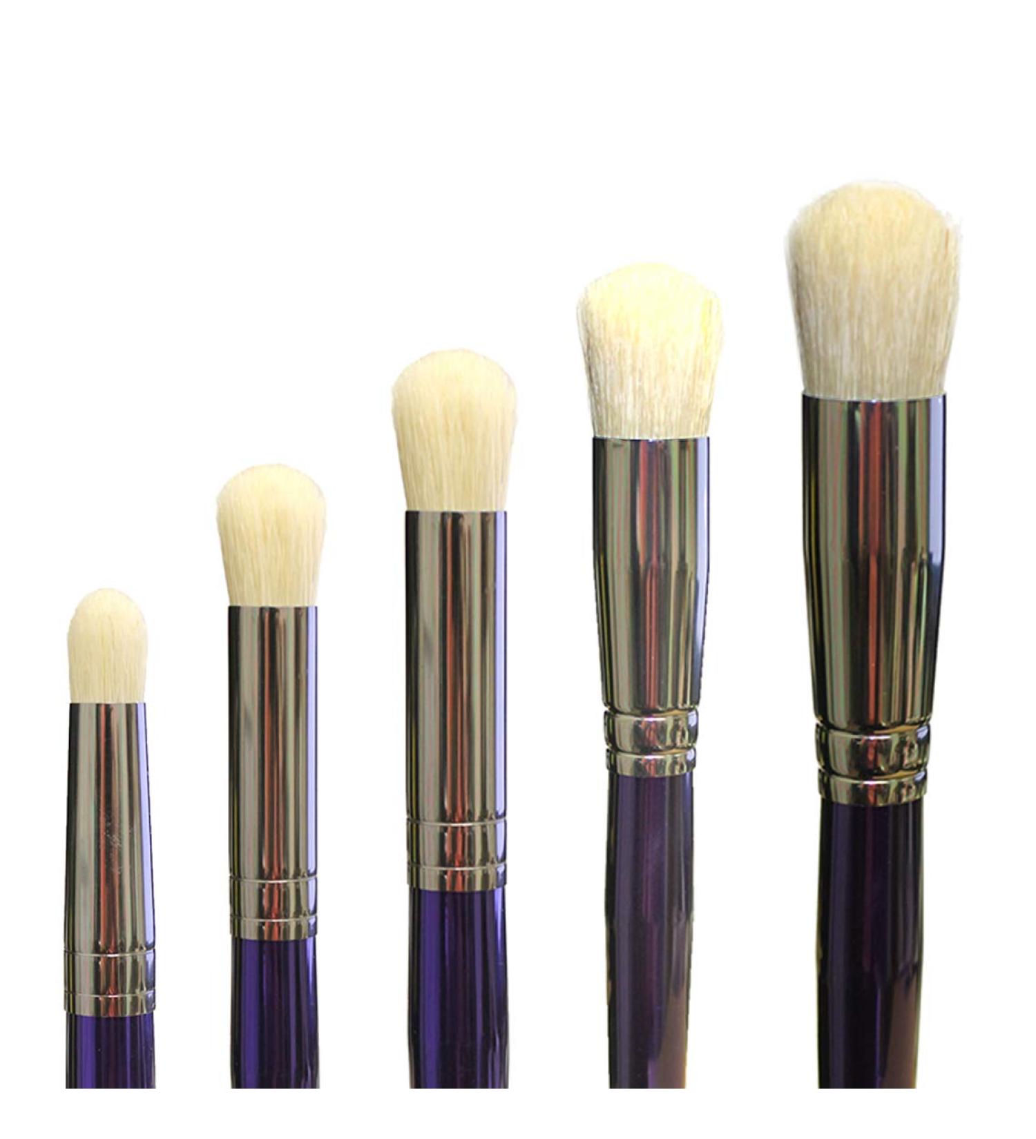 Dome Stencil Brush | Scumble | Swirl | Stipple | Dry Brush | Prevent Bleeding | DIY Crafting & Painting Tools | Select Size (Set of All 5)