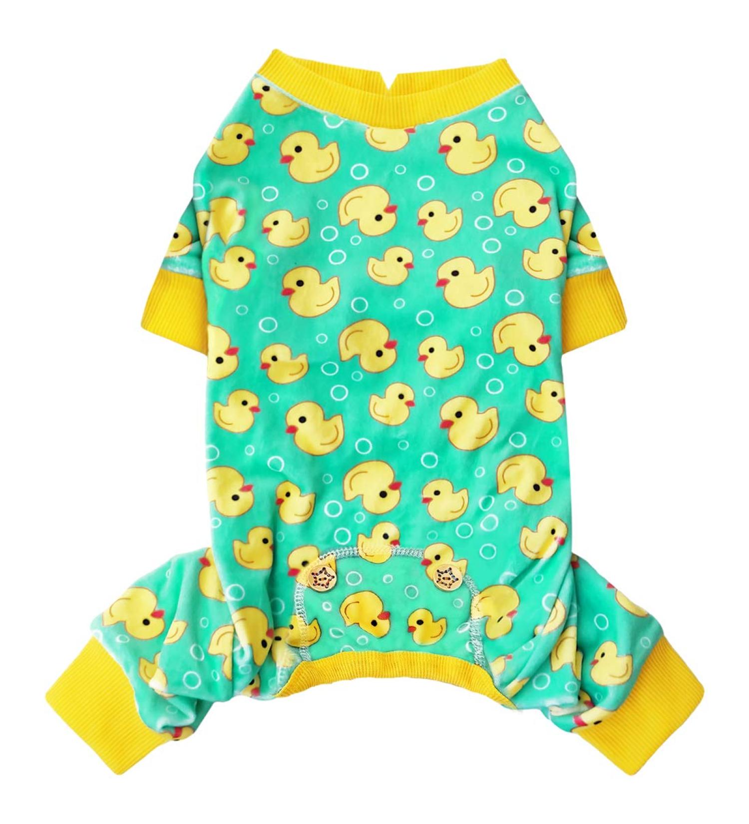 KYEESE Dog Pajama Yellow Duck Onesie - XX-Large Soft Stretchable Pet Pajamas - Buy Online on SooperMarket.com