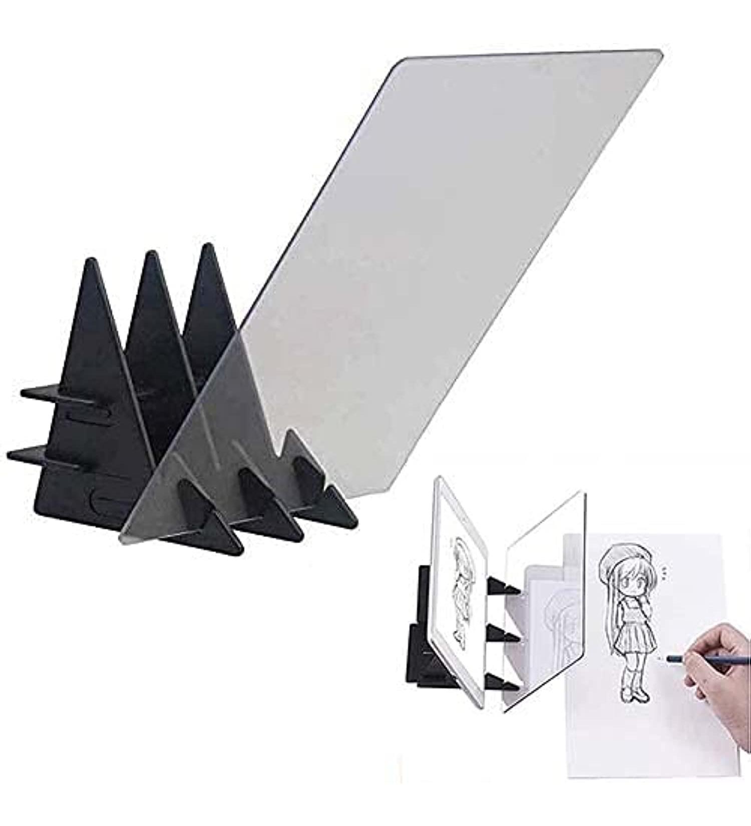 Portable Optical Drawing Board Sketching Tool with Upgraded Glass & Protective Film | Sketch Wizard Reflector - Buy Online on SooperMarket.com