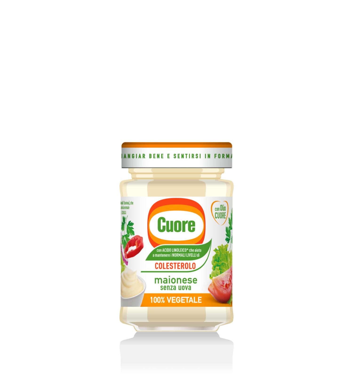 Cuore Italian Mayonnaise Vegetable Based Condiment 180g No Eggs! Vegan! - Buy Online on SooperMarket.com