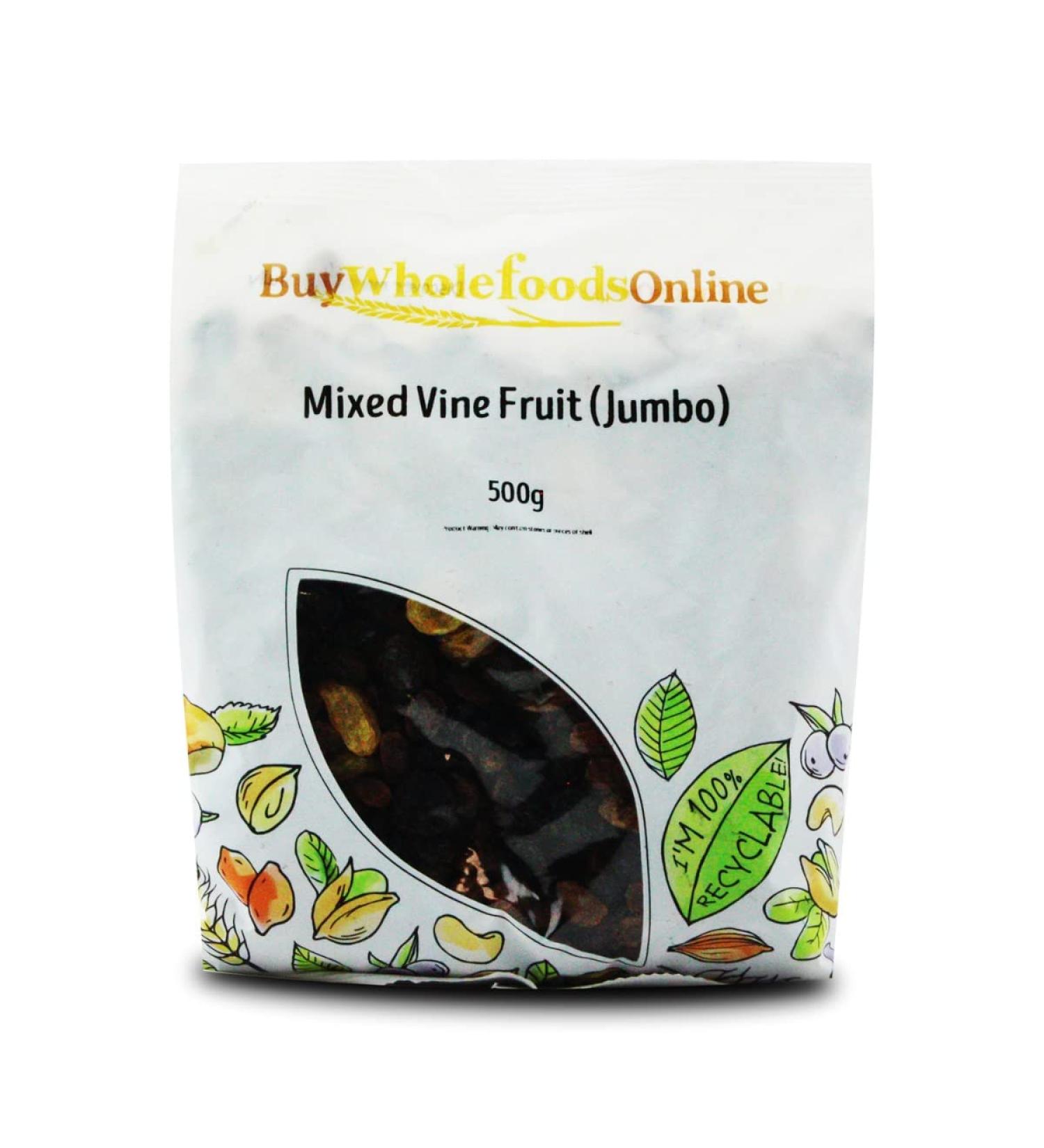 Mixed Vine Fruit (Jumbo) 500g (BWFO) Large