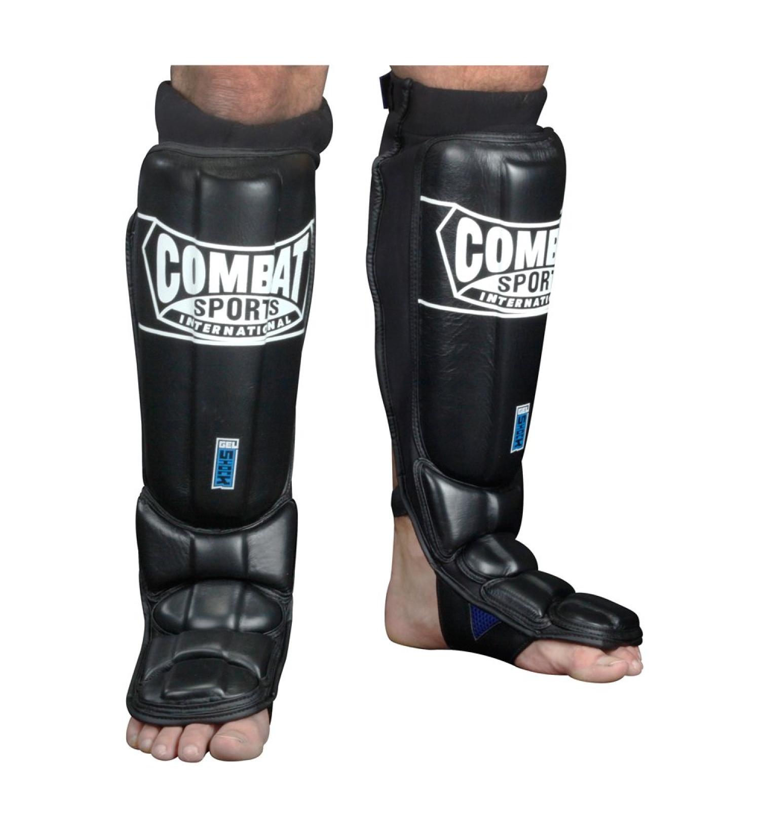 Combat Sports Gel Shock Pro Style Grappling Shin Guards Large
