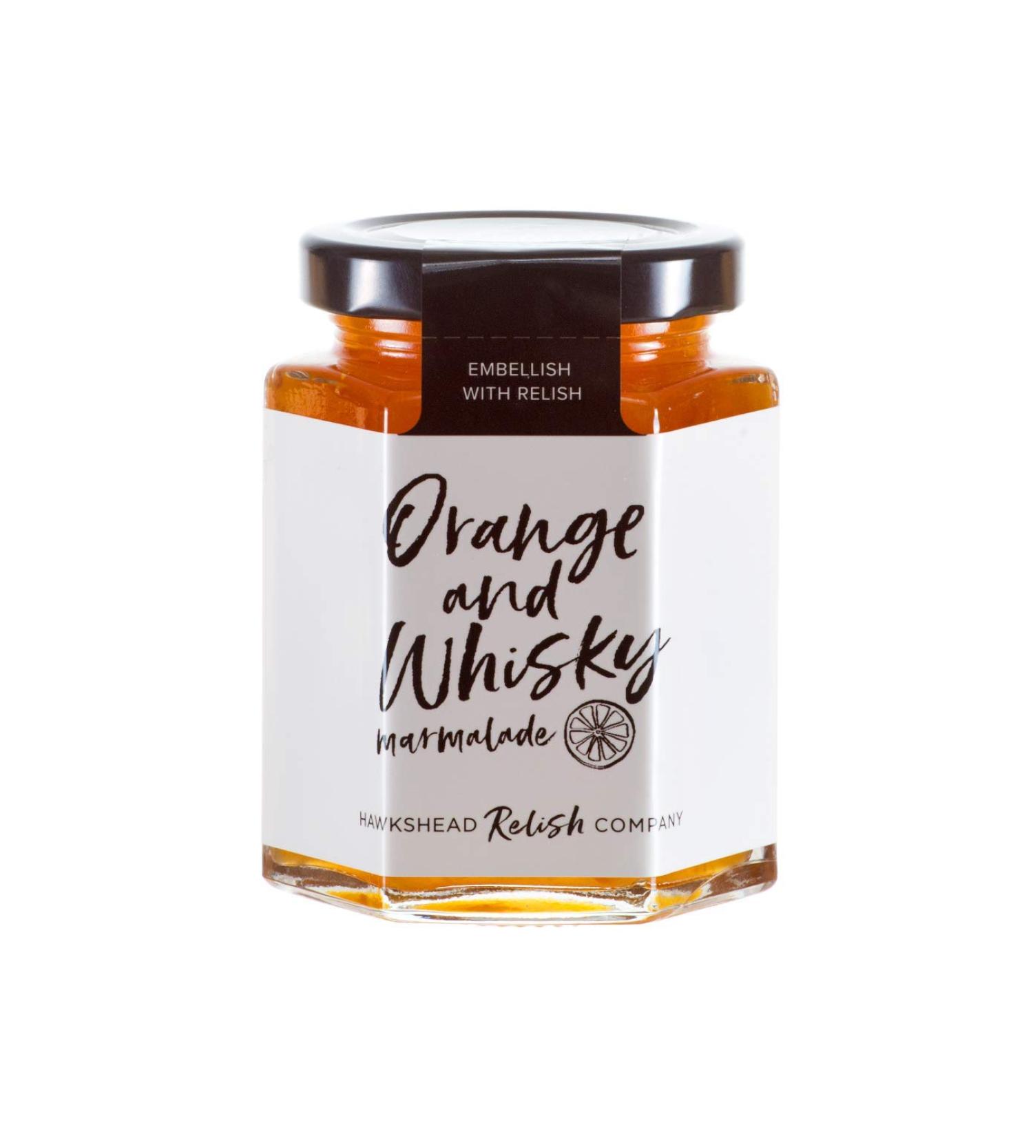 Hawkshead Relish Company Orange & Whisky Marmalade - Handmade with Seville Oranges and a Dram of Whisky | Deliciously Fruity | Preservative & Gluten-Free | Suitable for Vegetarians & Vegans - 230g