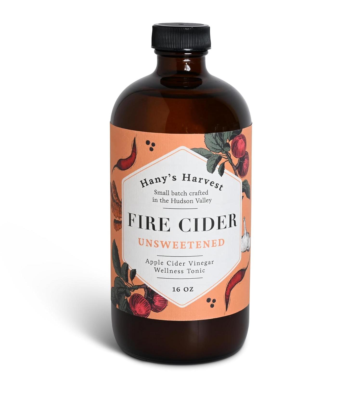 Hany's Harvest Unsweetened Fire Cider - Original Unsweetened - 16 Oz. - Buy Online on SooperMarket.com