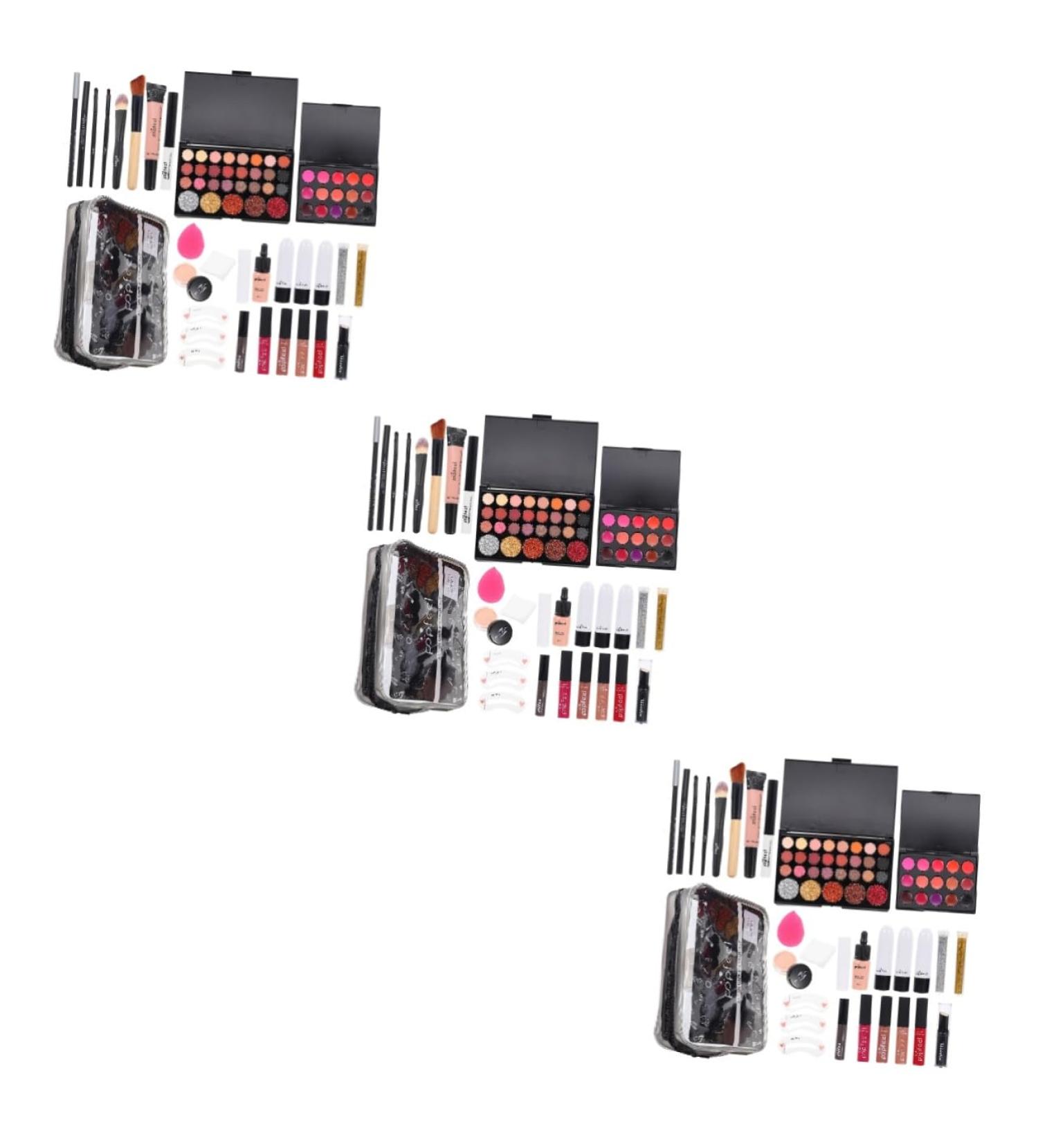 Shop Balacoo 3 Sets Women's Makeup Kit - Premium Cosmetic Sets with Toiletry Bags for Ultimate Beauty Essentials - Buy Online on SooperMarket.com