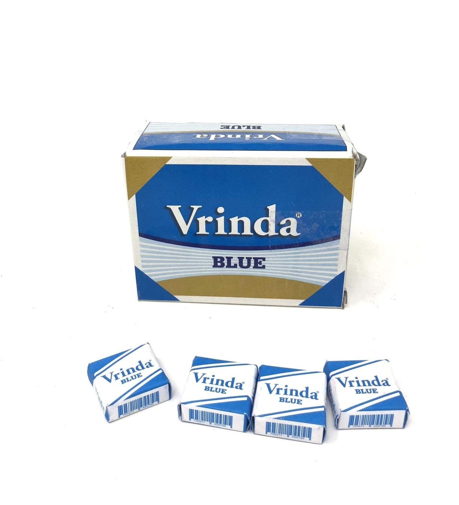 Vrinda Blue Squares - Premium Box of 48 | International Shipping Available - Buy Online on SooperMarket.com