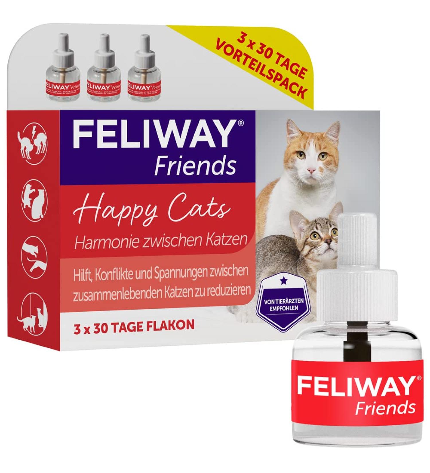 Feliway Friends Benefit Package - Reduce Cat Conflict & Promote Harmony | Shop Now for International Shipping - Buy Online on SooperMarket.com
