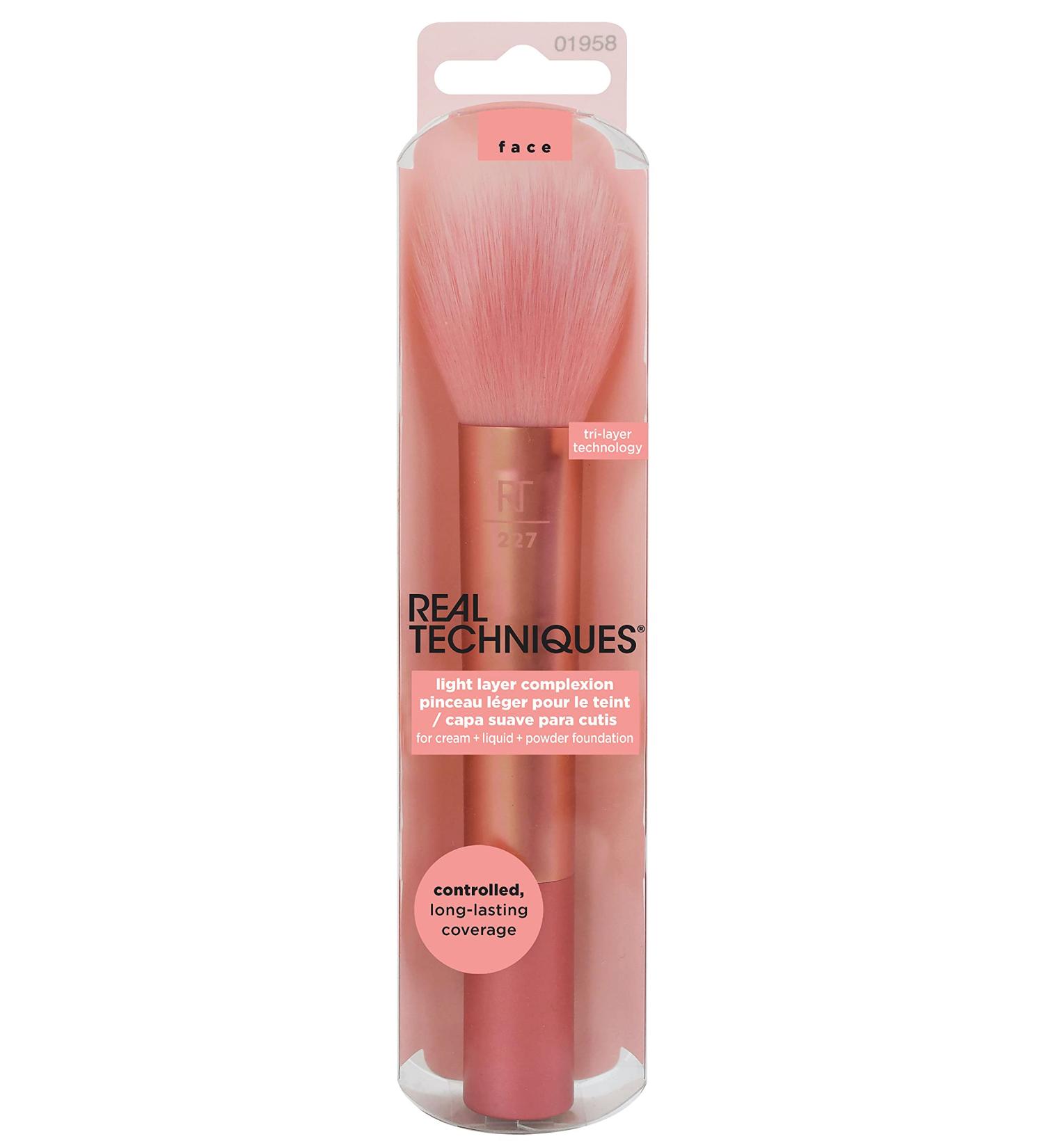Buy Real Techniques Light Layer Powder Makeup Brush 227 - Ideal for Powder & Bronzer - International Shipping Available - Buy Online on SooperMarket.com