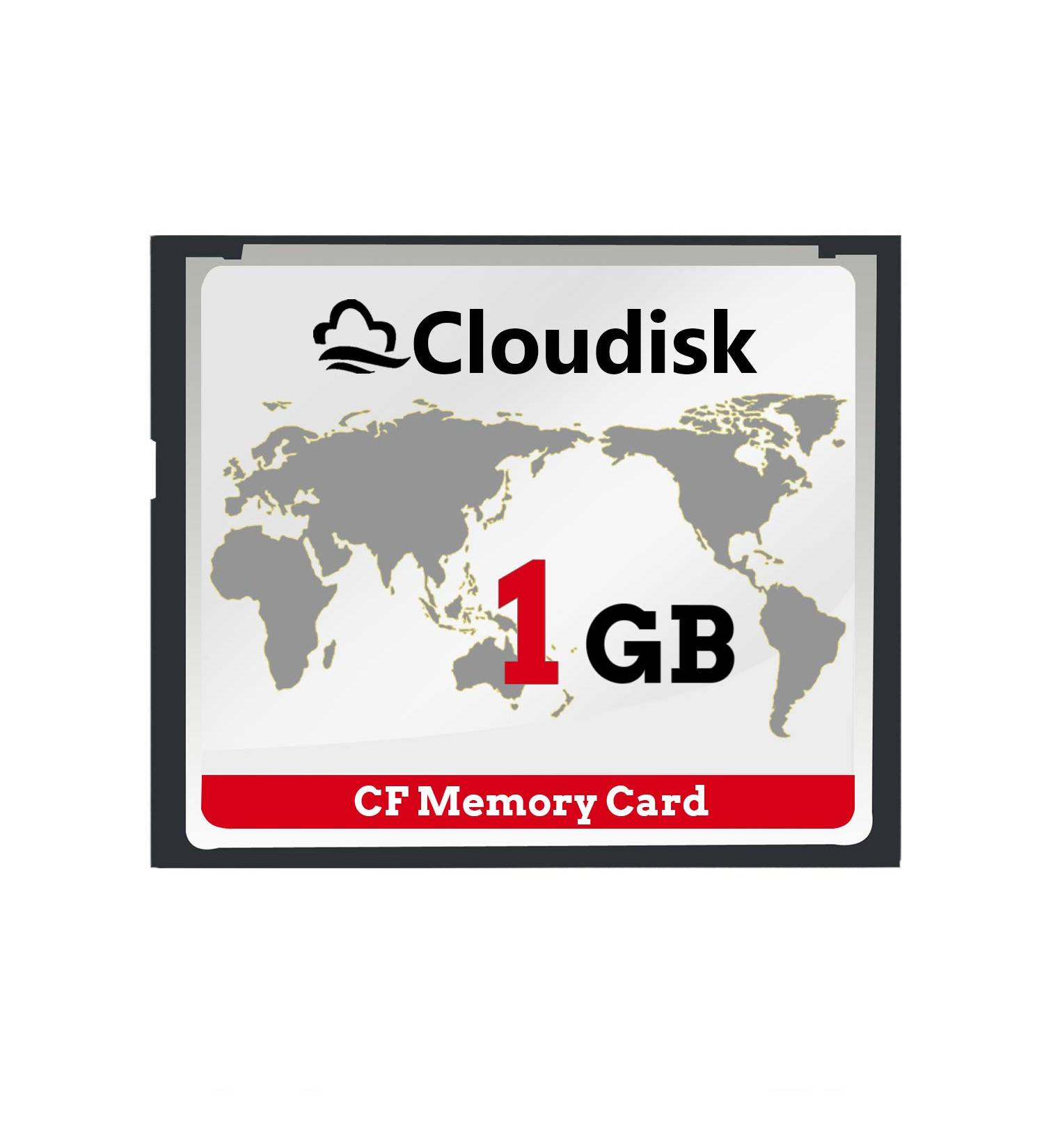 Cloudisk CompactFlash CF Card Memory Card 1GB - High Speed Reader for DSLR Camera - Buy Online on SooperMarket.com