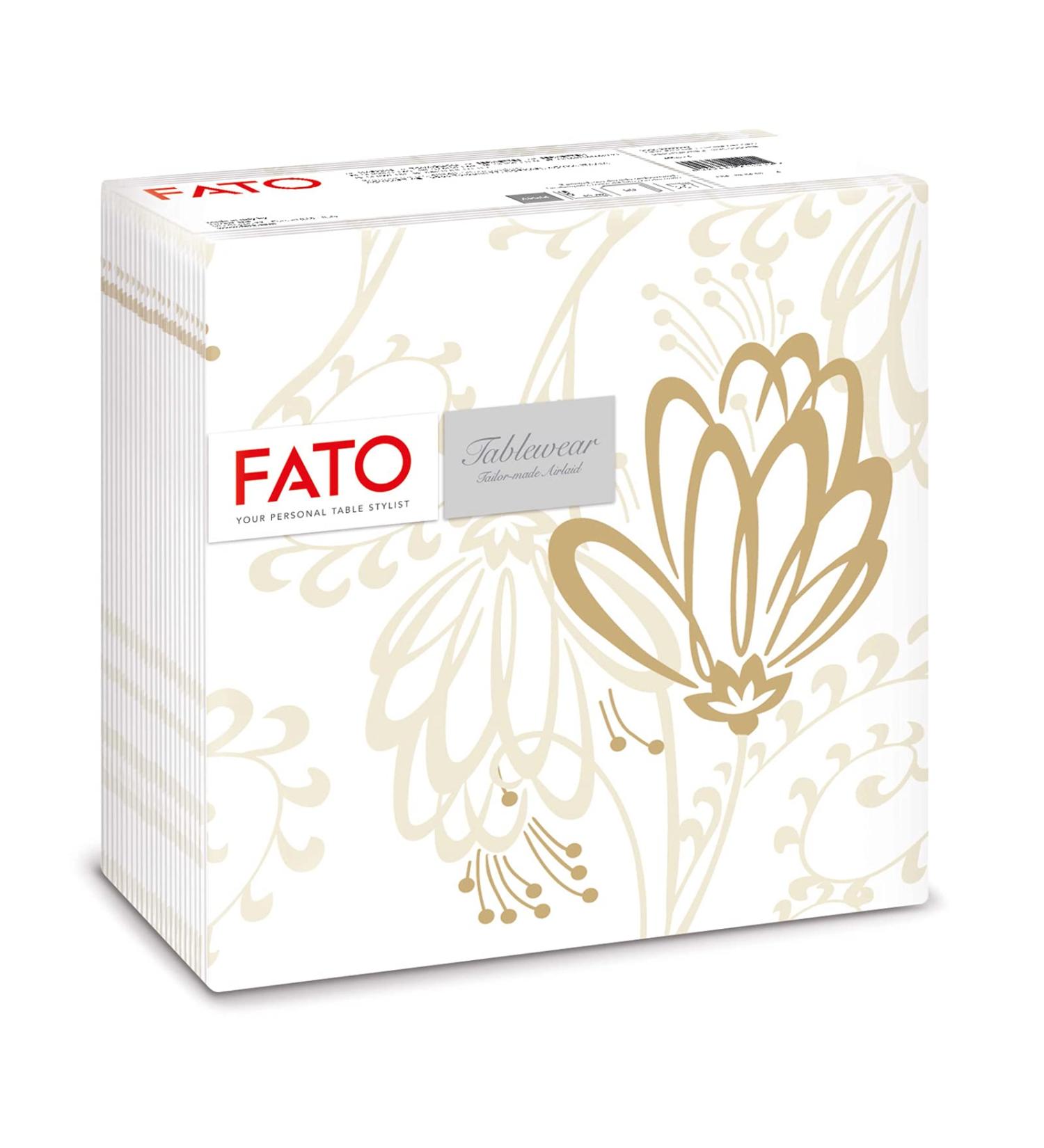 Fato Airlaid Dry Paper Napkins - Textile Effect 50 Pack 40x40 cm | Boulevard Decor - International Shipping - Buy Online on SooperMarket.com