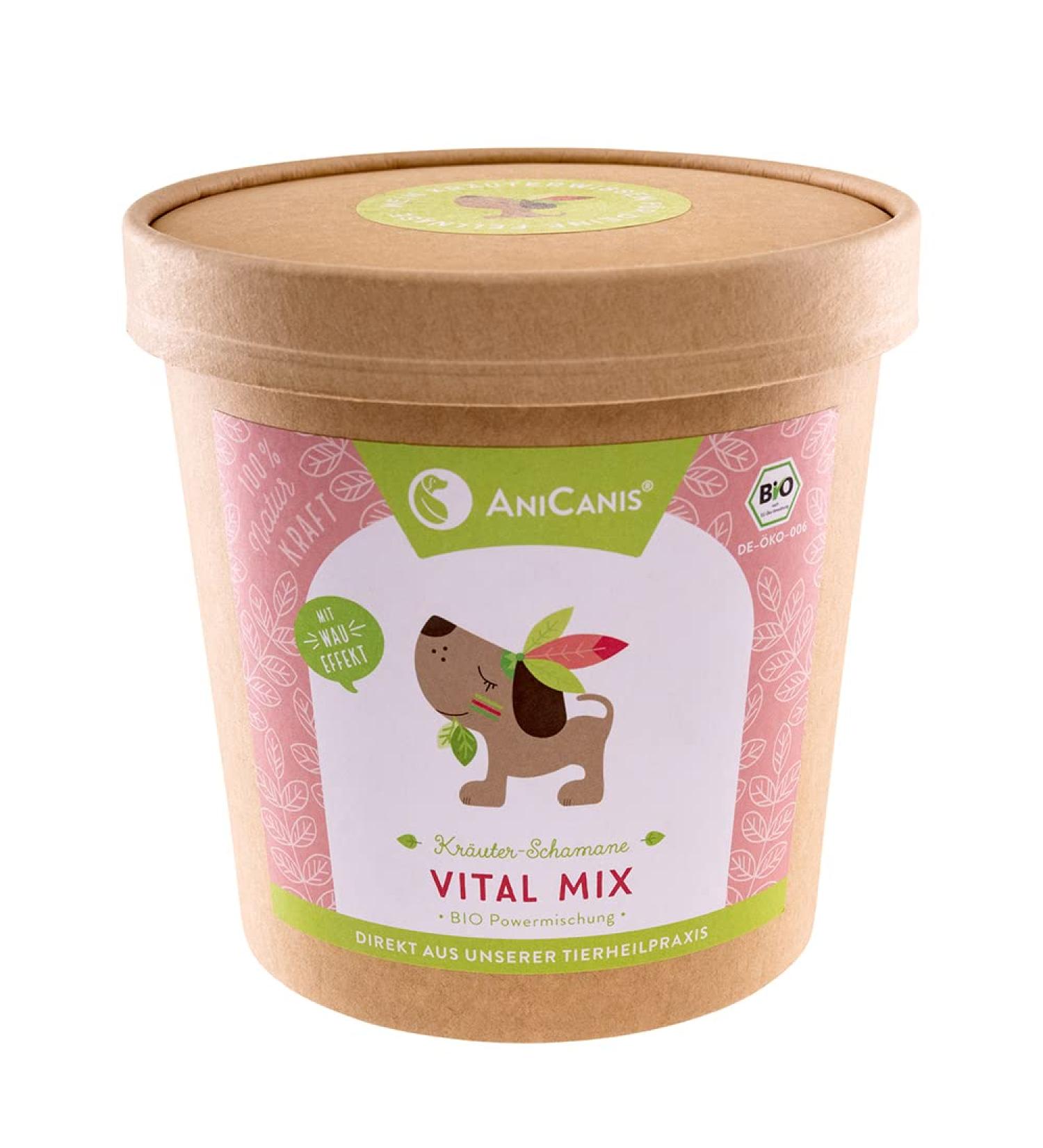 Anicanis Bio Vital Mix for Dogs - Organic Multivitamin & Superfood Supplement with 8 Essential Amino Acids - 300g Dietary Feed Supplement - Veterinary Approved - Buy Online on SooperMarket.com