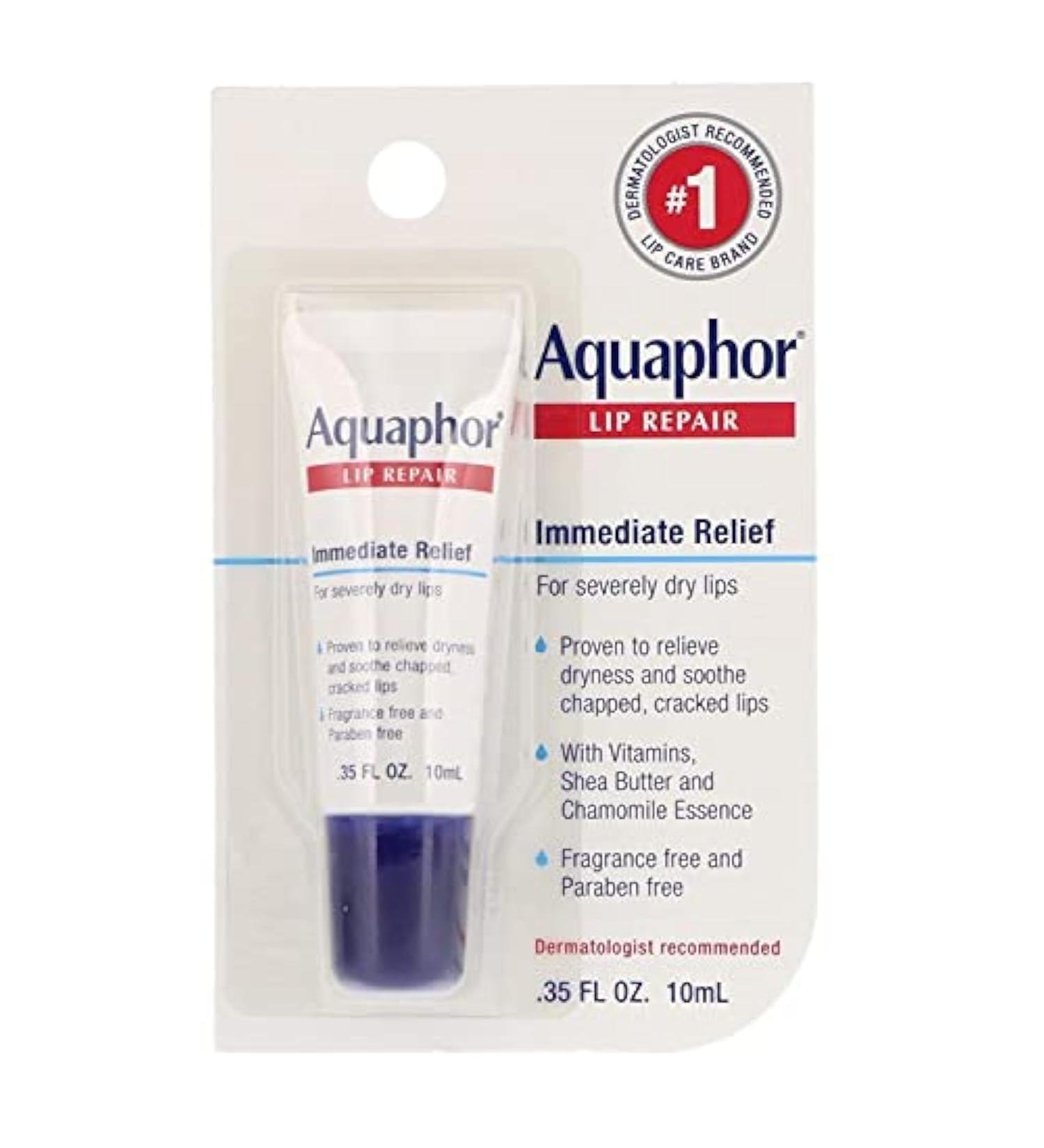 Aquaphor Lip Repair Immediate Relief -- 0.35 fl oz - 2pc