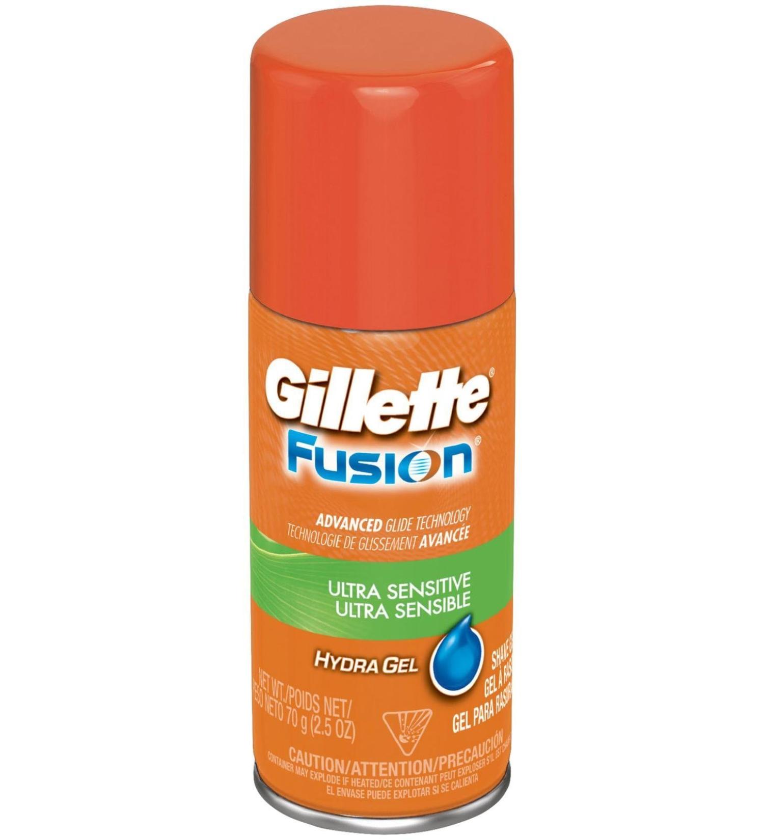 Gillette Fusion Hydra Gel Ultra Sensitive Shave Gel - 2.5 oz