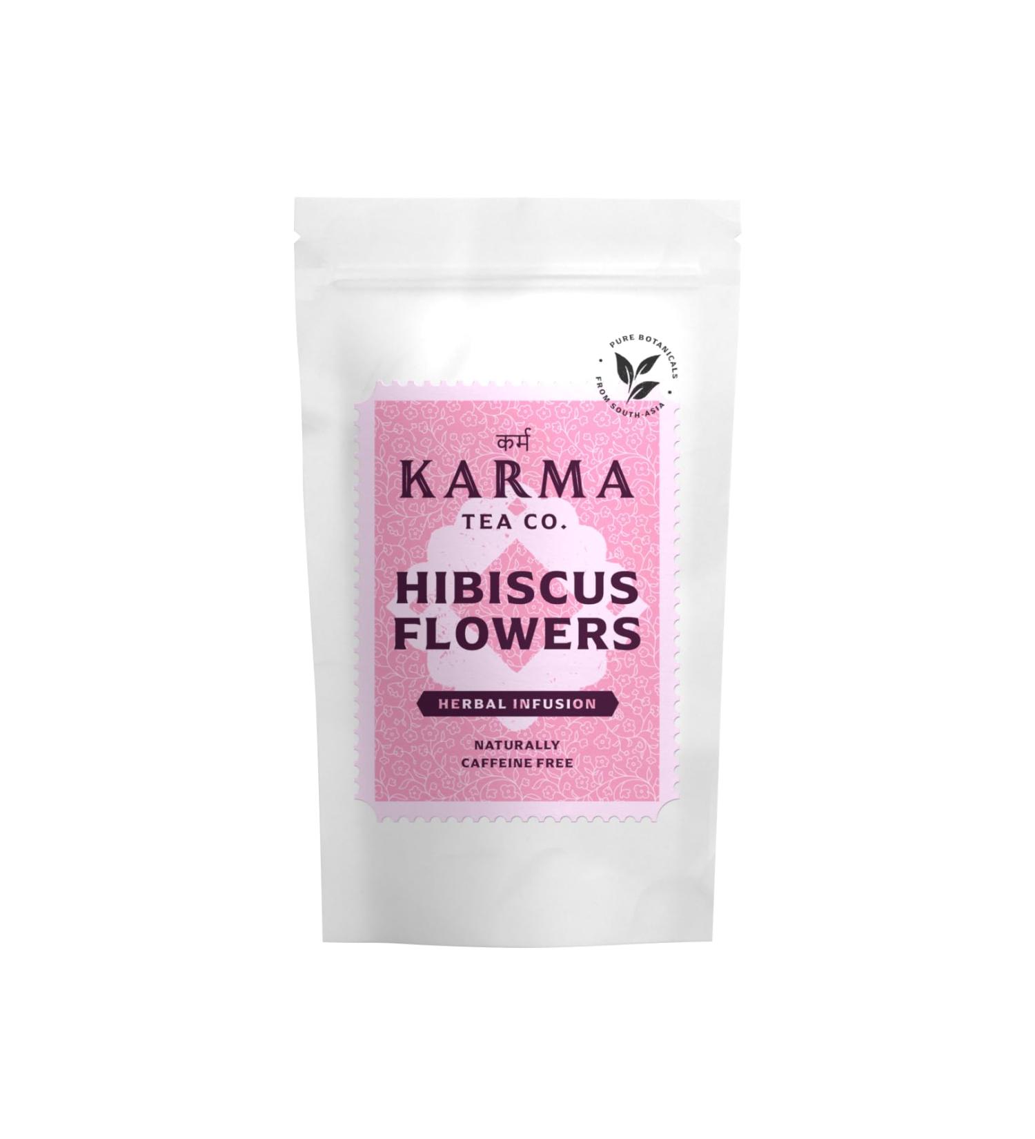 The Karma Tea Co. Hibiscus Flowers Loose Leaf Tea