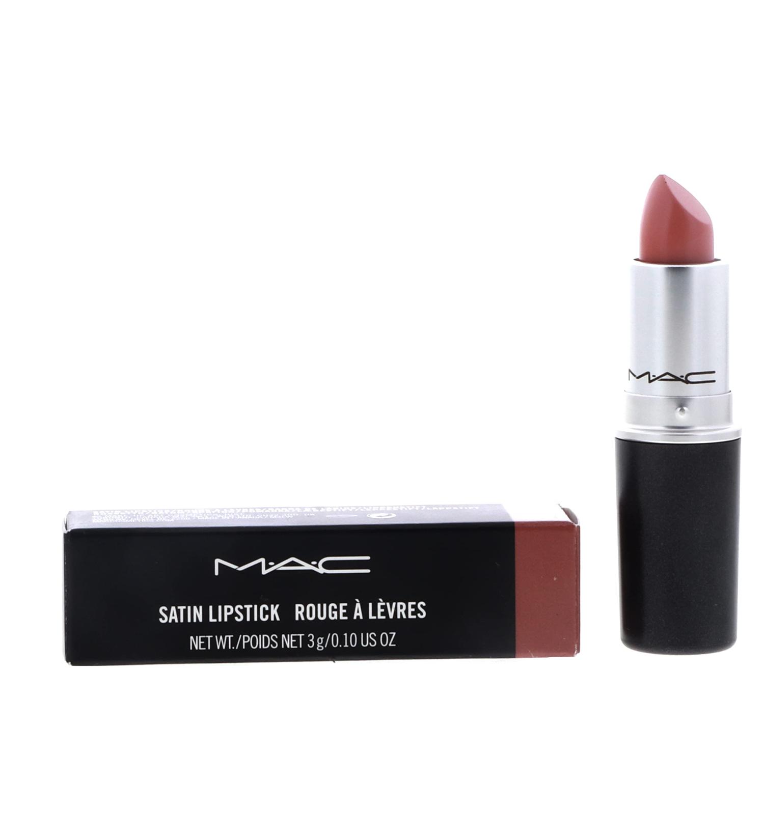 MAC Satin Lipstick Cherish 0.1 Ounce - Long-Lasting Lip Color - Pack of 1 - Buy Online on SooperMarket.com