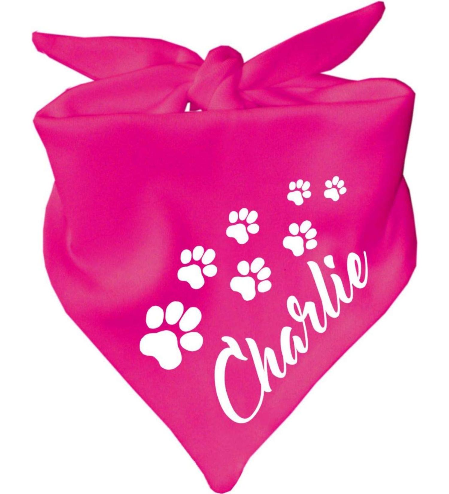 Little Fratz Dog Triangle Scarf - Pink Size 1 (55 cm) | Cute Dog Accessories for International Shipping - Buy Online on SooperMarket.com