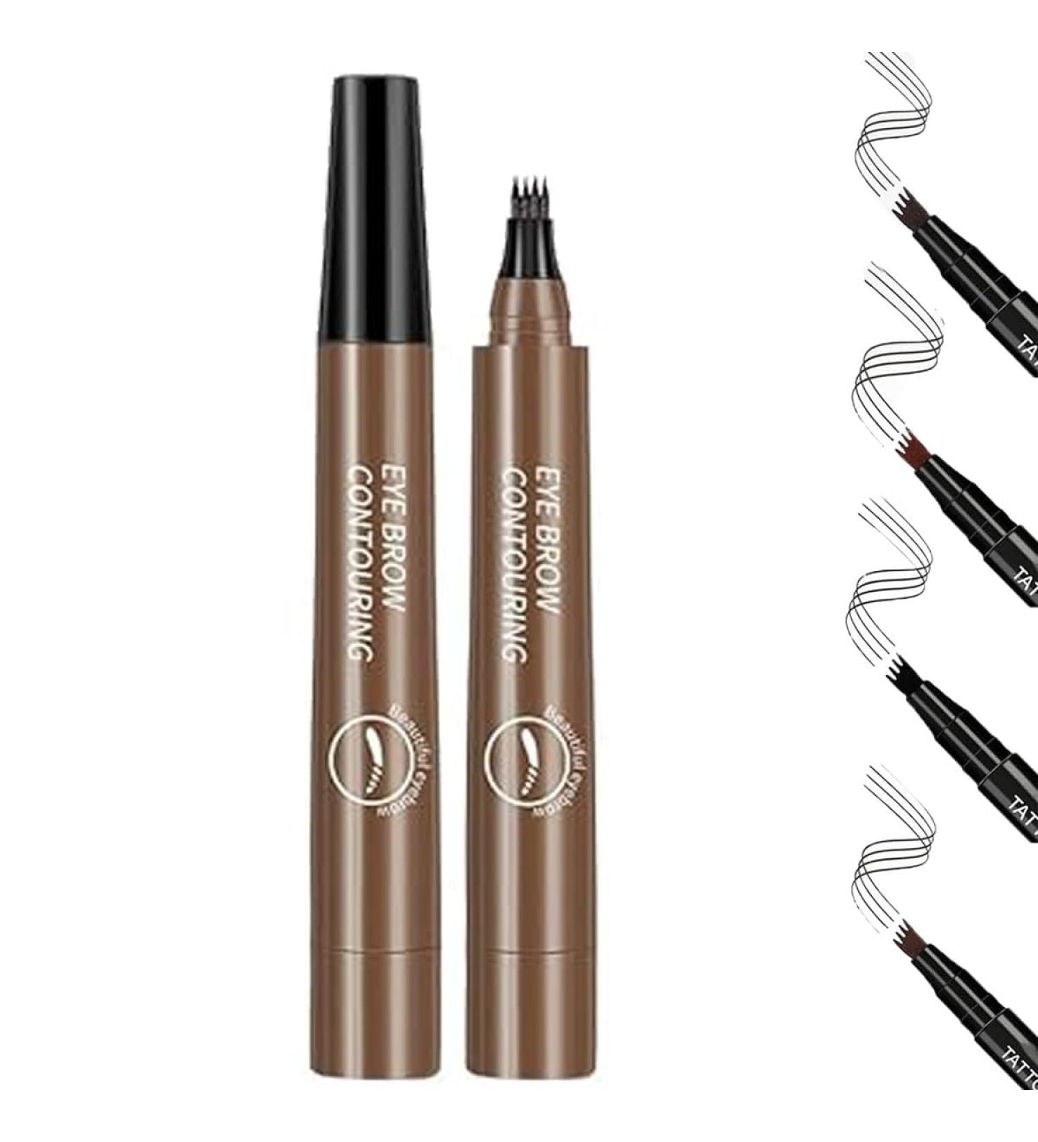Waterproof Natural Eyebrow Pencil Precision Eyebrow Pencil Natural Fine Stroke Microblade Eyebrow Pencil Create Natural Eyebrows Easily Beautiful and Long-Lasting Waterproof Eyebrow Pencil Dark Brown - Buy Online on SooperMarket.com