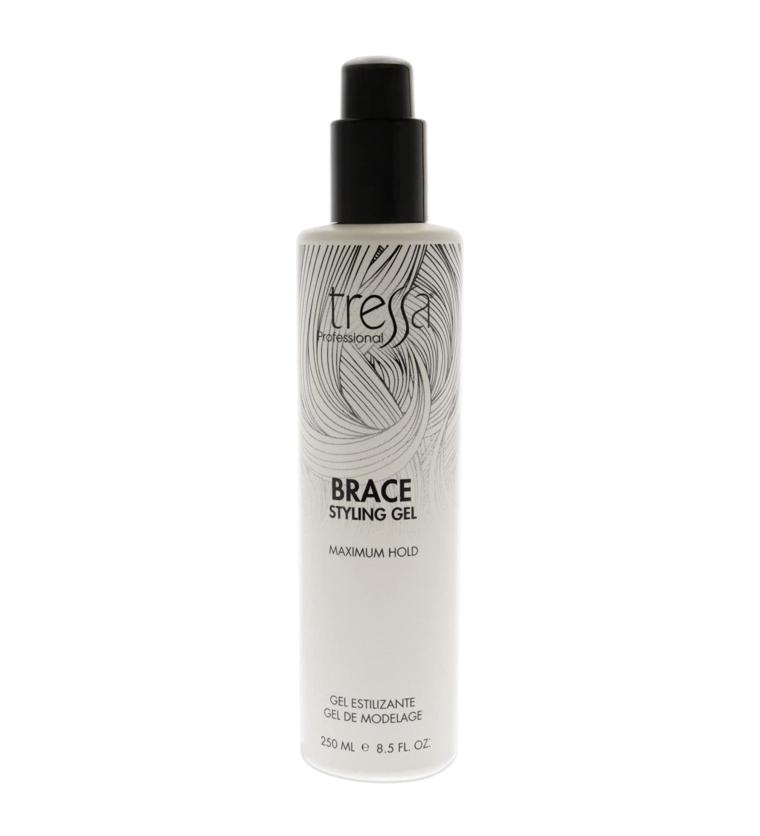 Tressa BRACE Styling Gel  for Firm Hold  Volume & Lift for Fine Hair 8.5 Fl Oz 8.50 Fl Oz (Pack of 1)