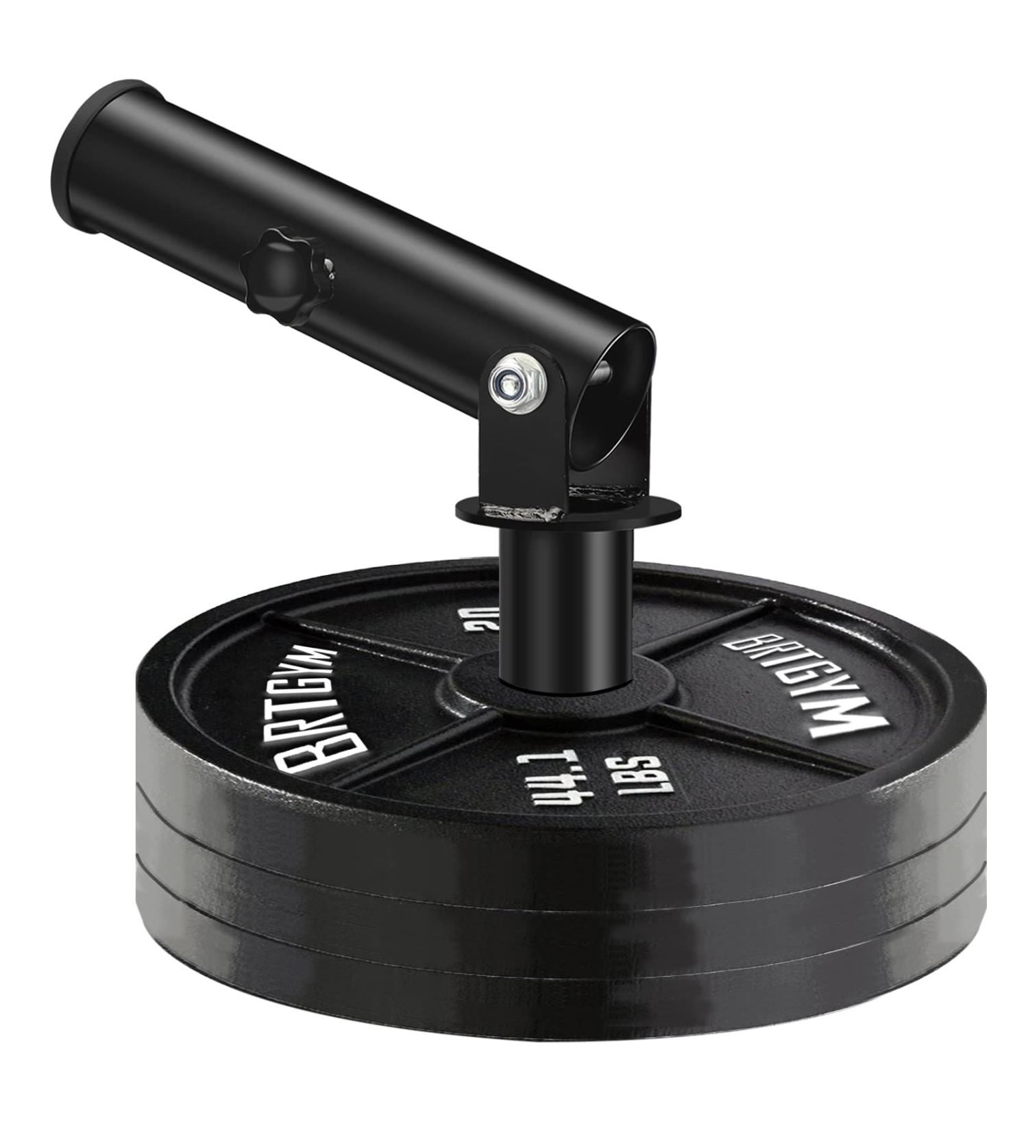 BRTGYM T Bar Row Landmine Attachment for 2 Olympic Bars - Heavy-Duty Steel, 360 Swivel | Home Gym Equipment - Buy Online on SooperMarket.com