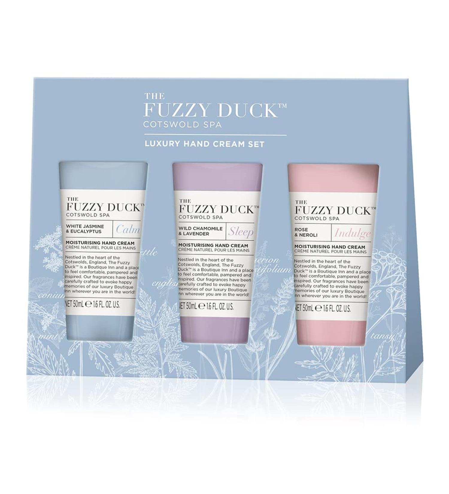 Baylis & Harding Fuzzy Duck Cotswold Spa Rose & Neroli Hand Cream Gift Set - Vegan Friendly Luxury Hand Treats - Buy Online on SooperMarket.com