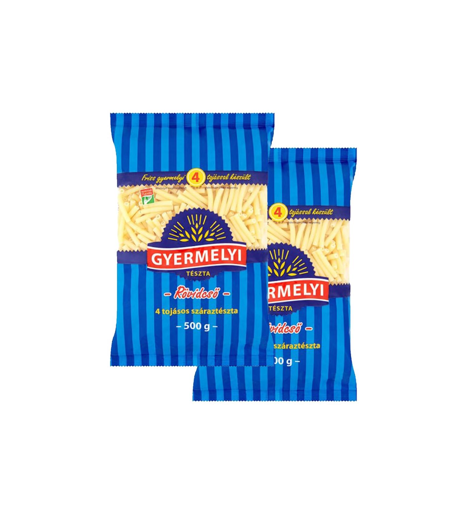 Gyermelyi Short Macaroni Pasta (Rovidcso) 500g Pack of 2